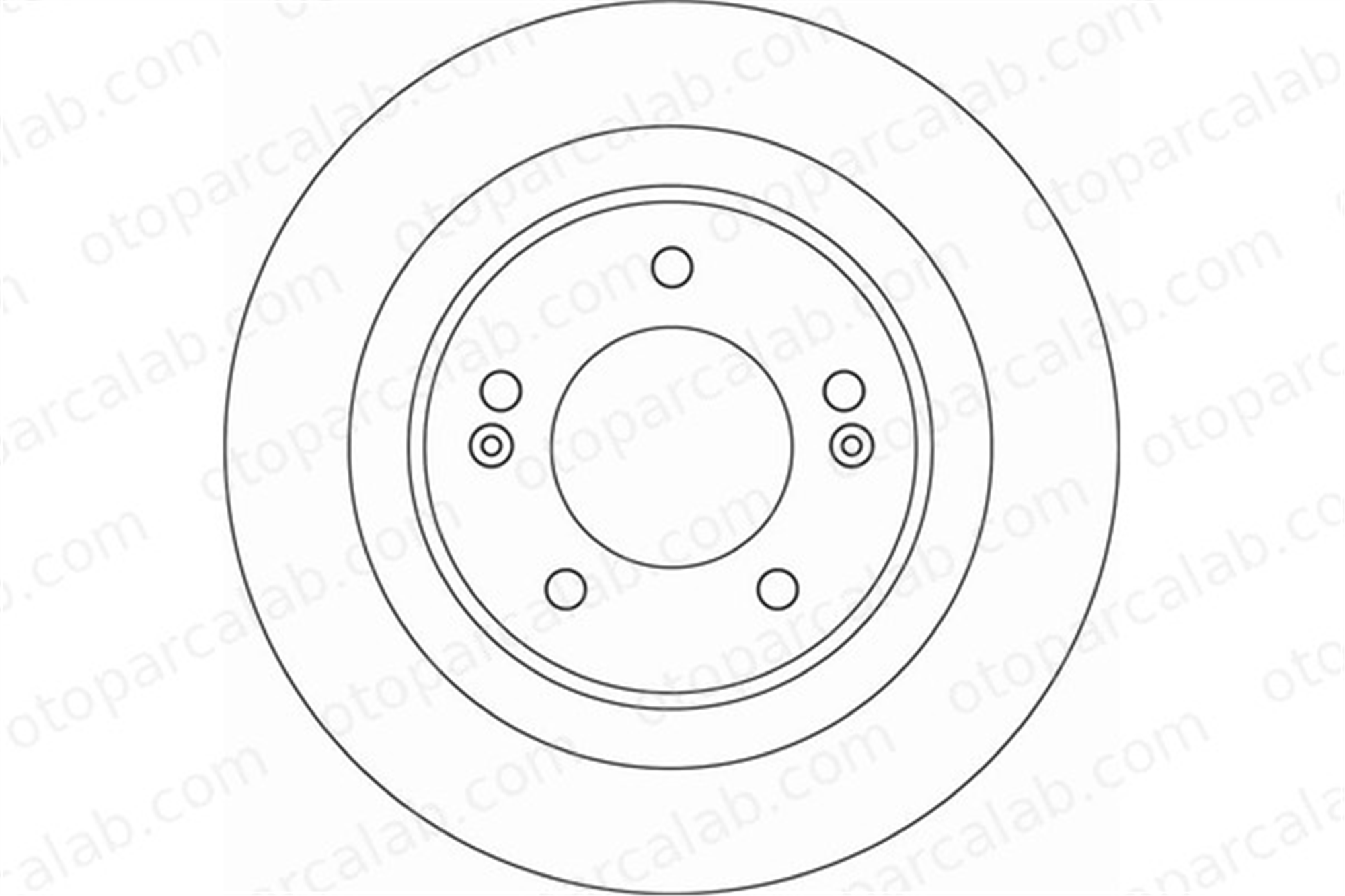 TRW DF6599 Fren Disk Ayna Arka Sağ ve Sol KIA CEE'D HYUNDAI i30 58411A6200 KIA58411A6200
