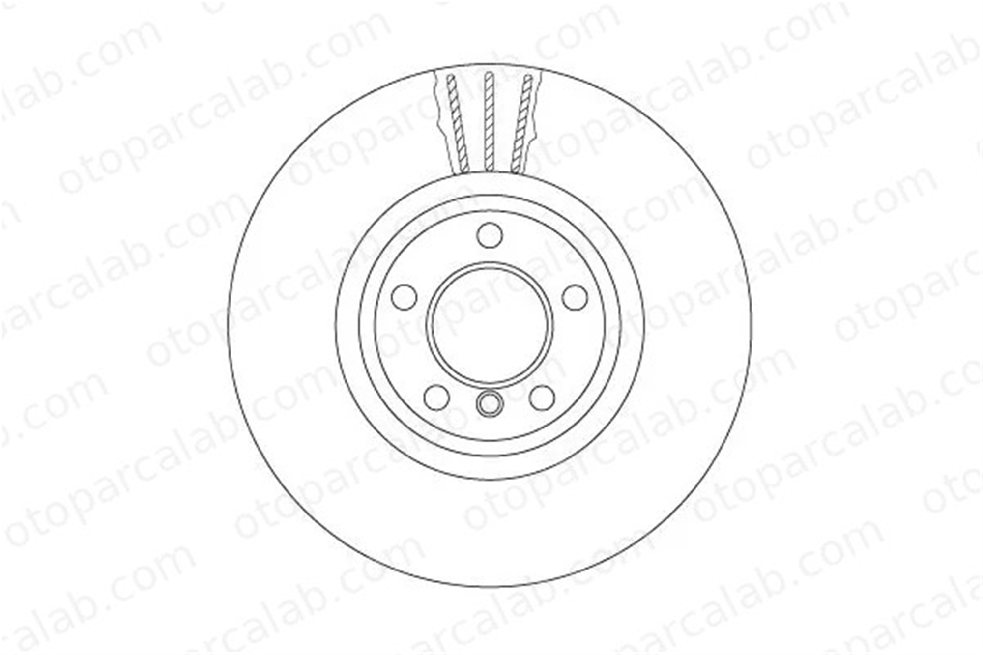 TRW DF6615S Fren Disk Ayna Ön Sağ ve Sol BMW 5 Touring 5 34116775277 34116793125