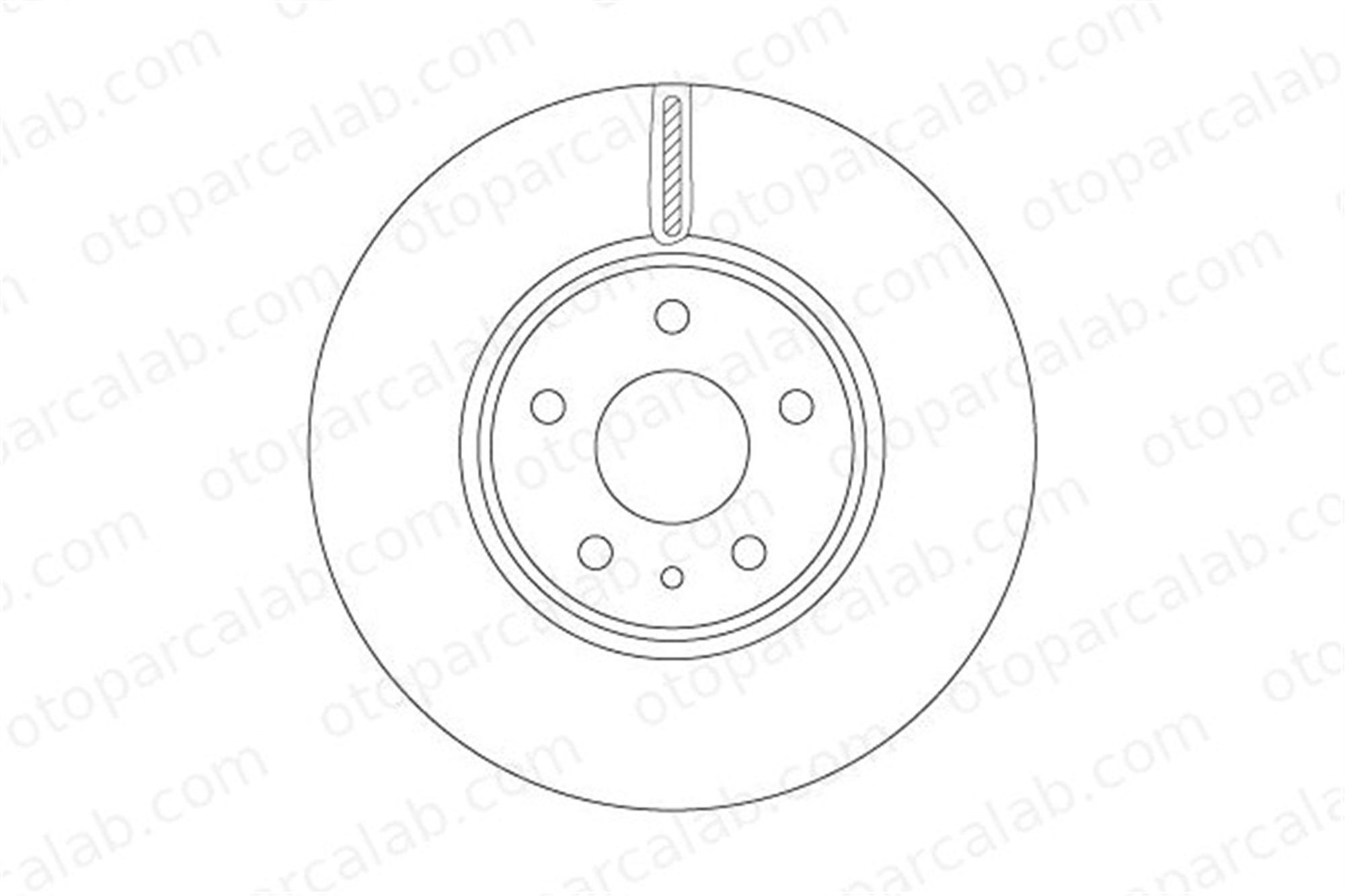 TRW DF6811 Fren Disk Ayna Ön Sağ ve Sol FORD MONDEO V Turnier MONDEO V Hatchback 2017128 2037502