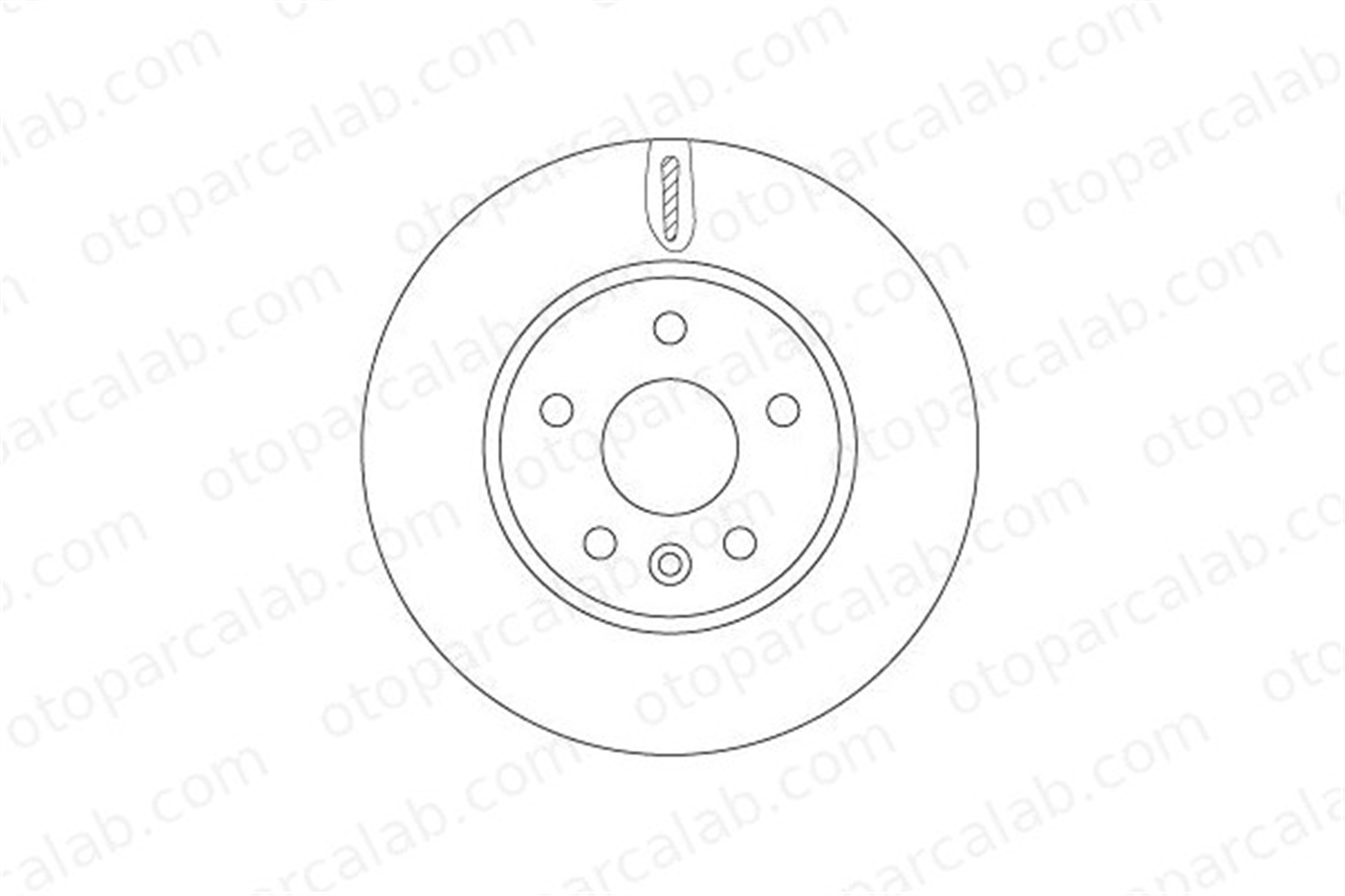 TRW DF6819 Fren Disk Ayna Ön Sağ ve Sol OPEL ASTRA K ASTRA K Sports Tourer 569069 569073