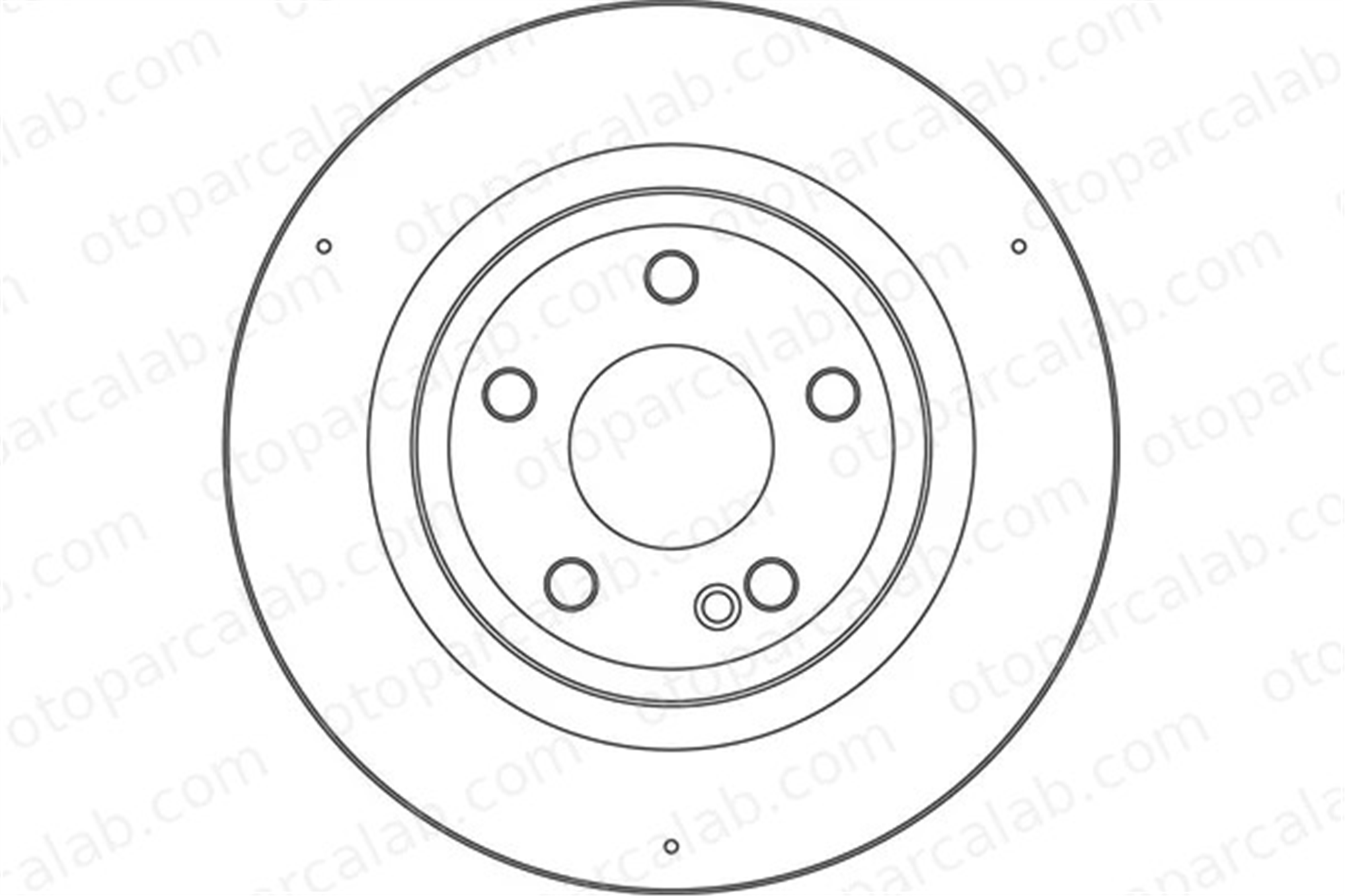 TRW DF6866 Fren Disk Ayna Arka Sağ ve Sol MERCEDES-BENZ CLA A-SERISI 2474230212 A2474230212