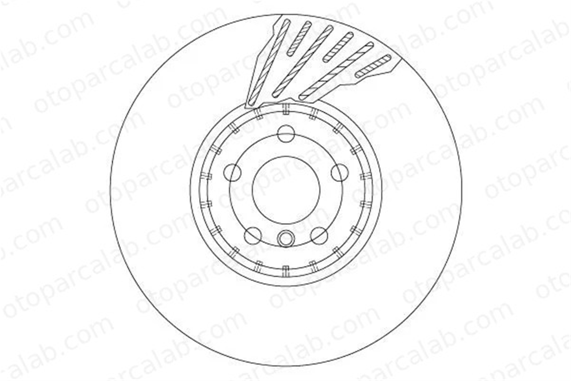 TRW DF6890S Fren Disk Ayna Ön Sol BMW 5 3 34116860911 6860911
