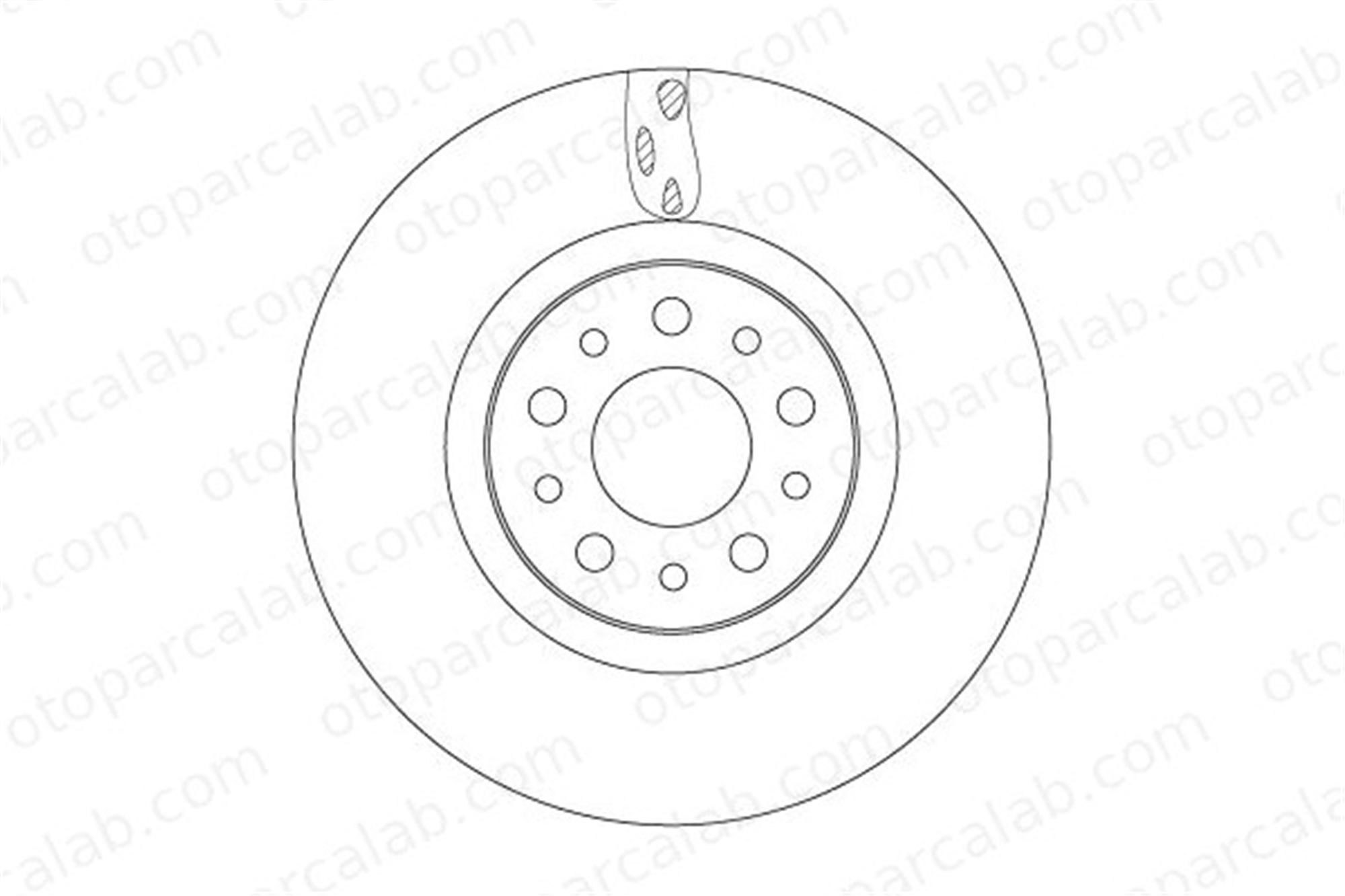 TRW DF6933 Fren Disk Ayna Ön Sağ ve Sol FIAT TIPO Hatchback TIPO Station wagon 52067393 52067394
