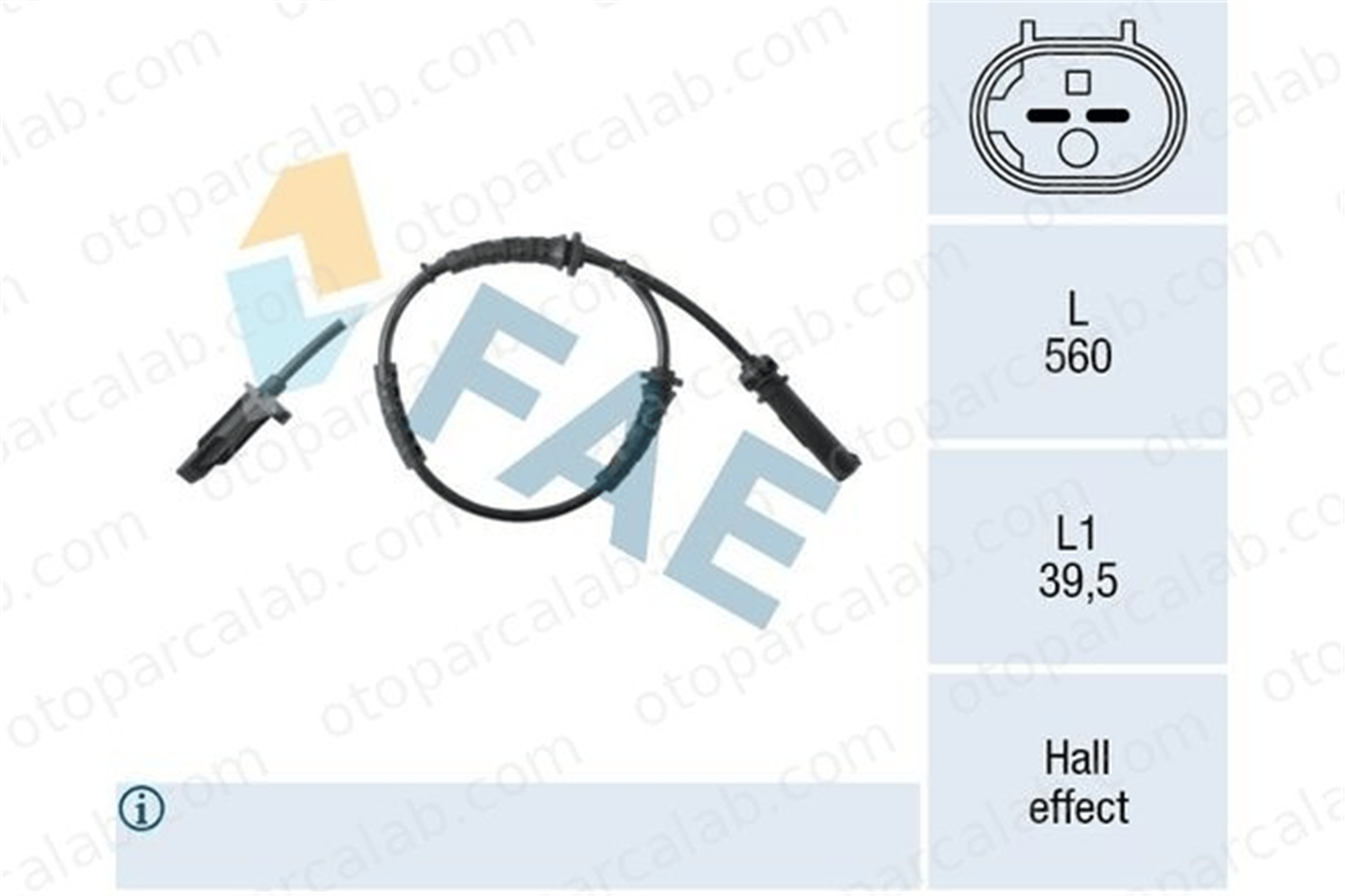 TRW GBS2600 Abs Sensörü Arka Sağ veya Sol BMW X2 2 Active Tourer 34526850764 34526858467