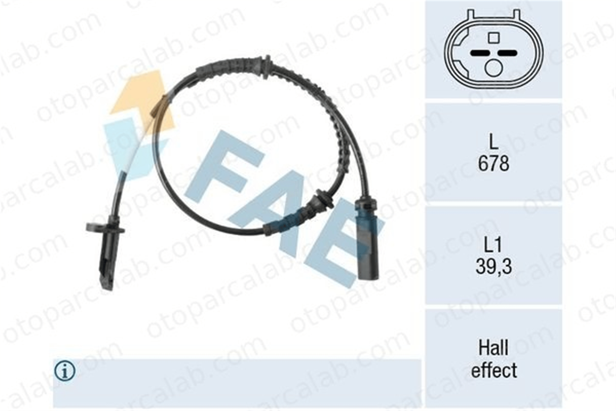 TRW GBS2639 Abs Sensörü Ön Sağ veya Sol BMW 2 Active Tourer X2 34526850767 6850767