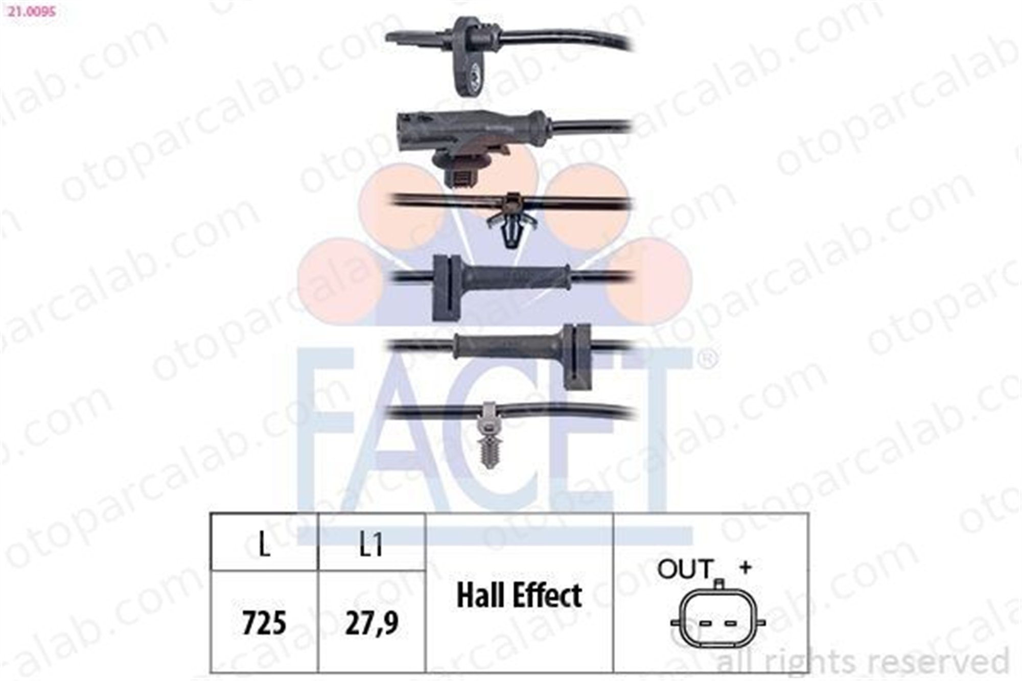 TRW GBS2765 Abs Sensörü Ön Sağ veya Sol FORD B-MAX FIESTA VI 8V512C204BB 1766843