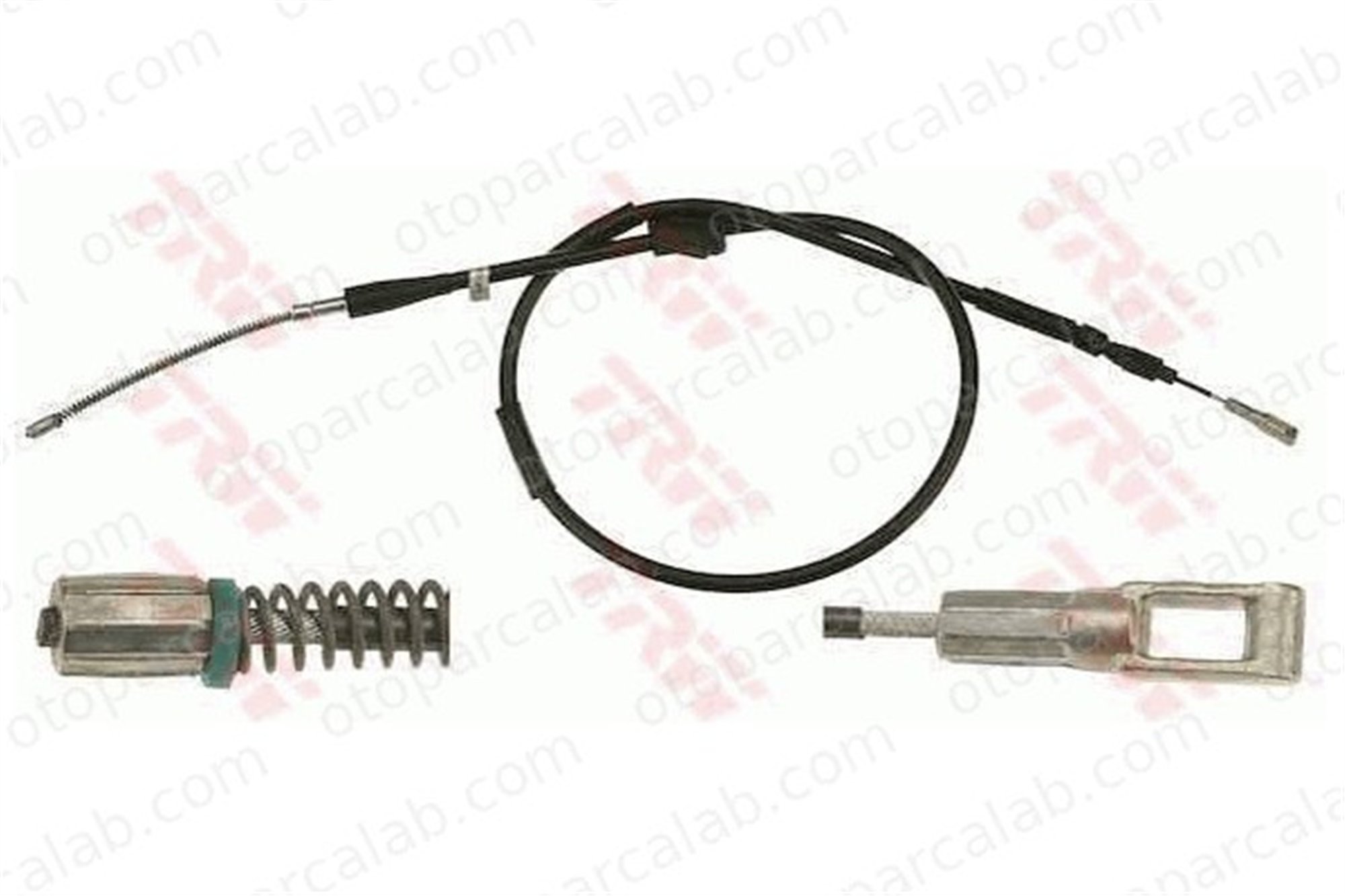 TRW GCH1539 El Fren Teli Arka Sağ veya Sol AUDI 80 B3 Sedan COUPE B3 893609721 893609721A