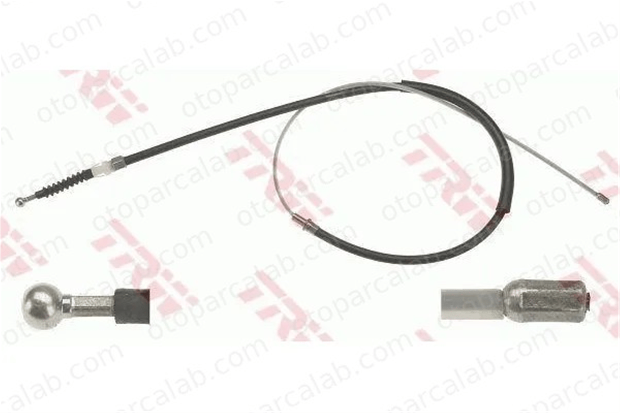 TRW GCH385 El Fren Teli Arka Sağ veya Sol SKODA OCTAVIA II Combi AUDI A3 1K0609721AA 1K0609721AT