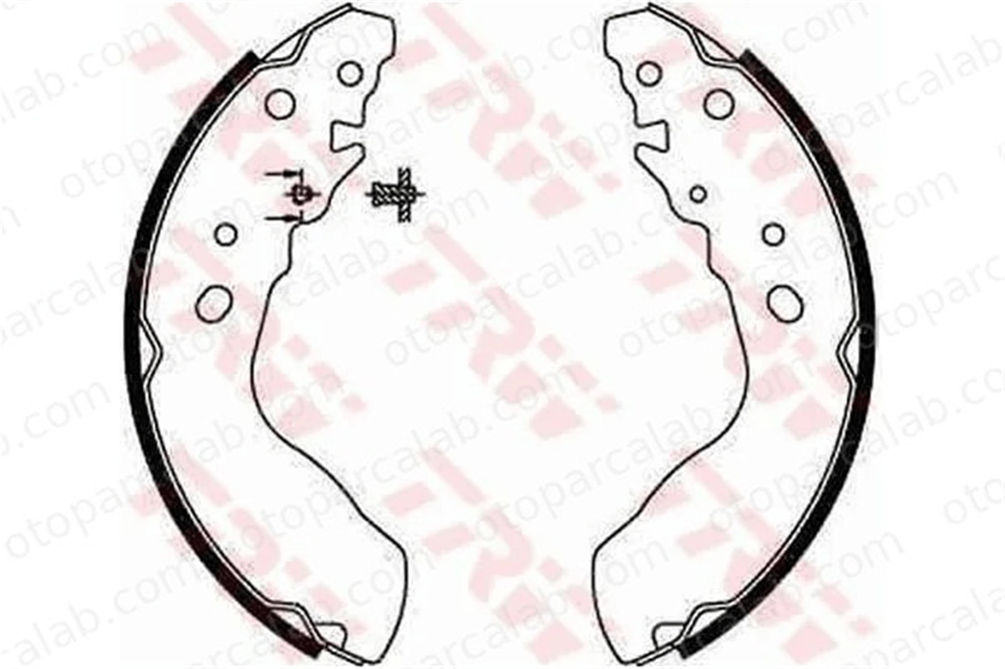 TRW GS8641 Fren Pabuçlu Balata Arka SUZUKI VITARA VITARA Cabrio 5320077810000 5320077810