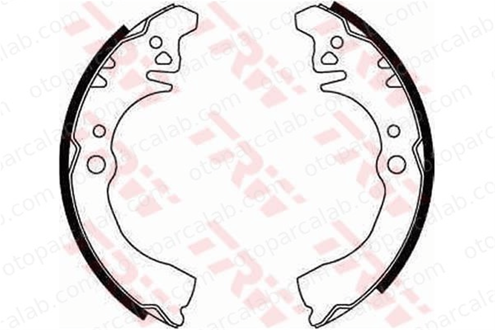 TRW GS8648 Fren Pabuçlu Balata Arka DAIHATSU SIRION CUORE V 449597201 0449597201