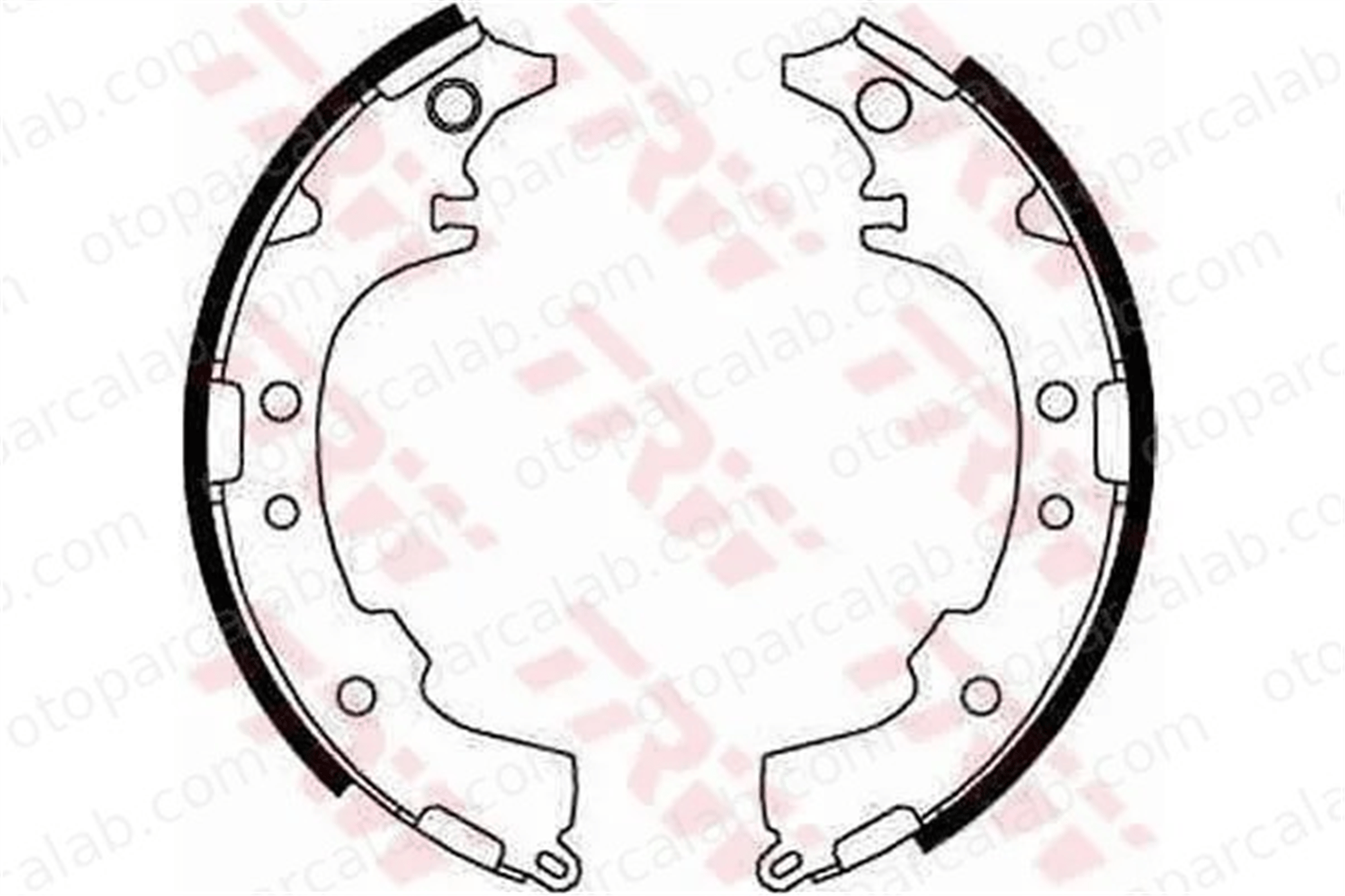 TRW GS8652 Fren Pabuçlu Balata Arka DAIHATSU TERIOS TOYOTA PICNIC 449544010 0449544010
