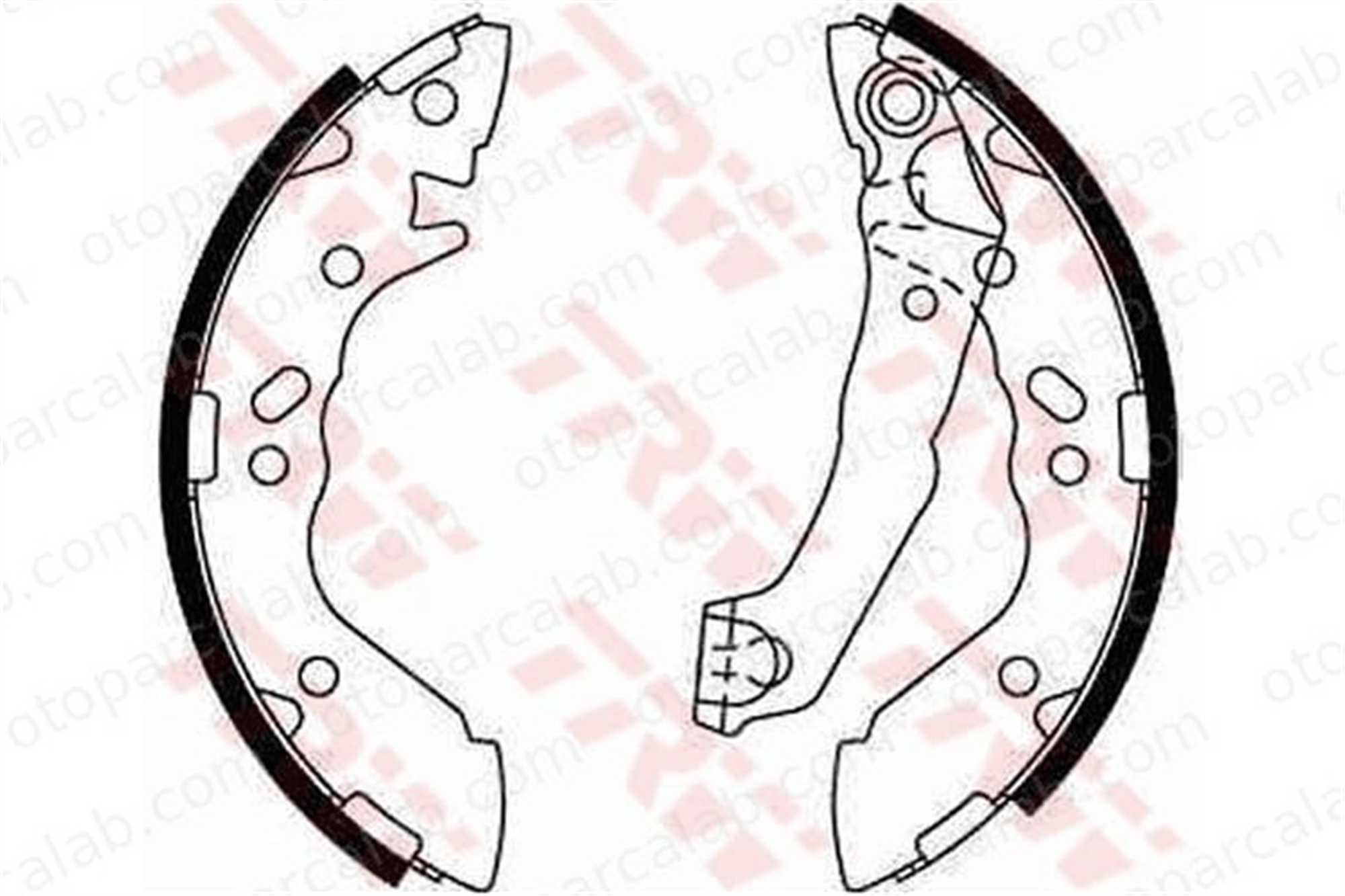 TRW GS8659 Fren Pabuçlu Balata Arka HYUNDAI ATOS 5830502A00 5830502A10