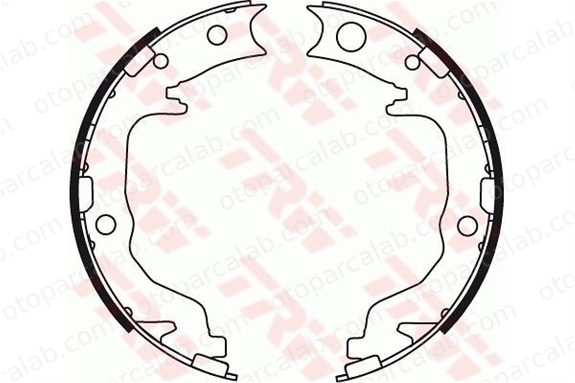 TRW GS8783 El Fren Balatası JEEP COMPASS DODGE CALIBER 5191215AA 1606295280