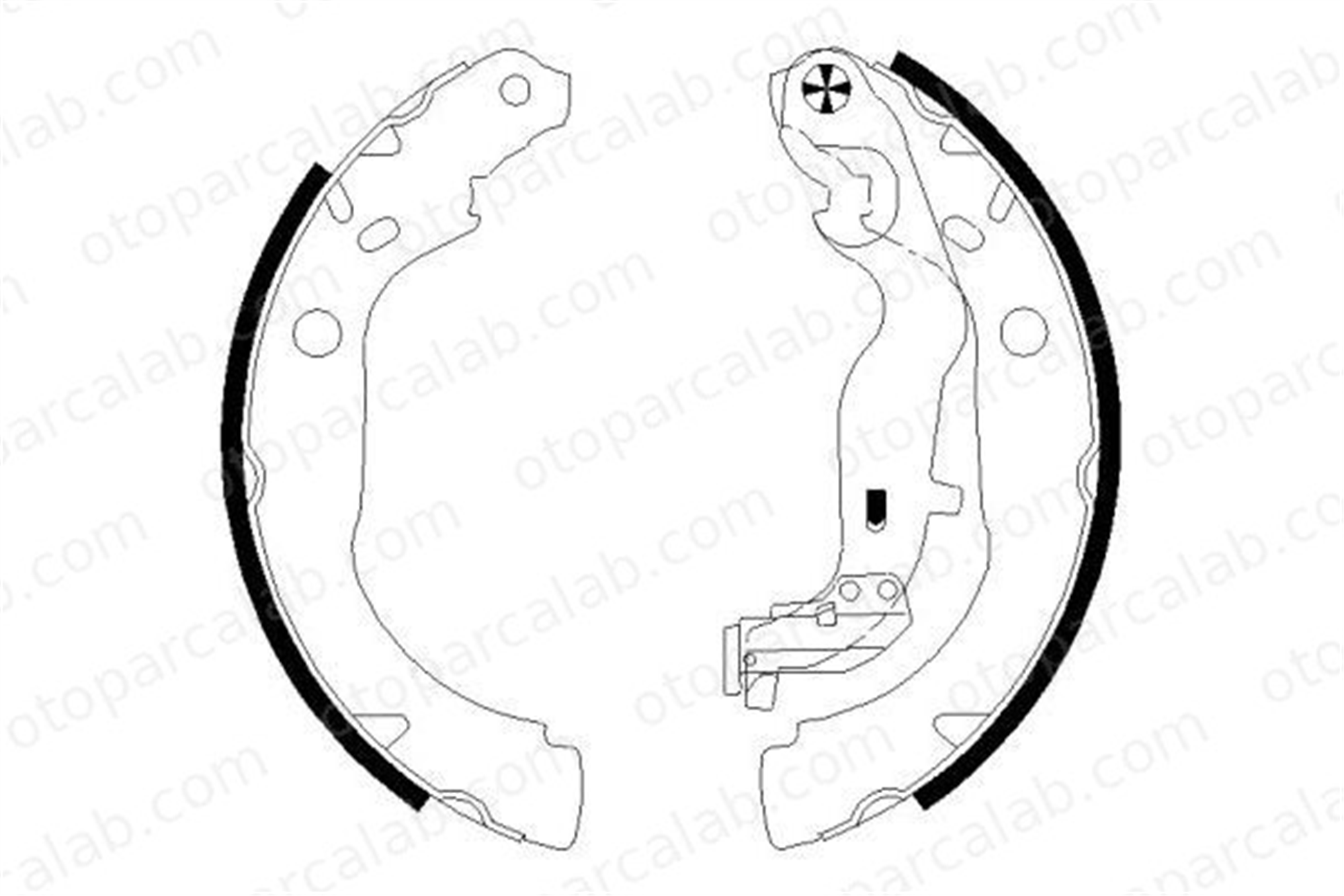 TRW GS8854 Fren Pabuçlu Balata Arka DACIA DUSTER DUSTER Kasa/SUV 440607493R