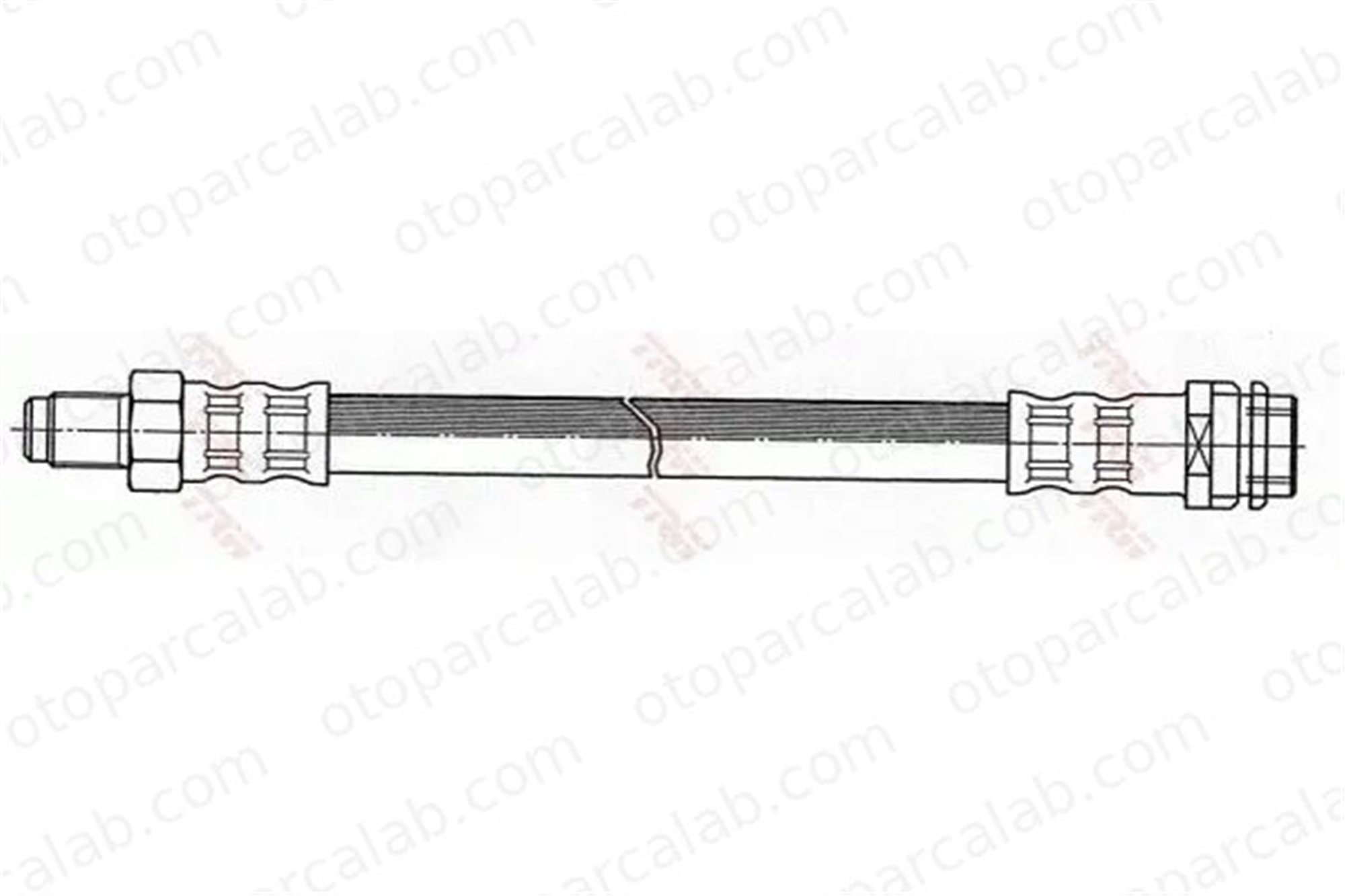 TRW PHB447 Fren Hortumu Arka Sağ veya Sol MERCEDES-BENZ C-SERISI C-SERISI T-Model A210428003 1714280035