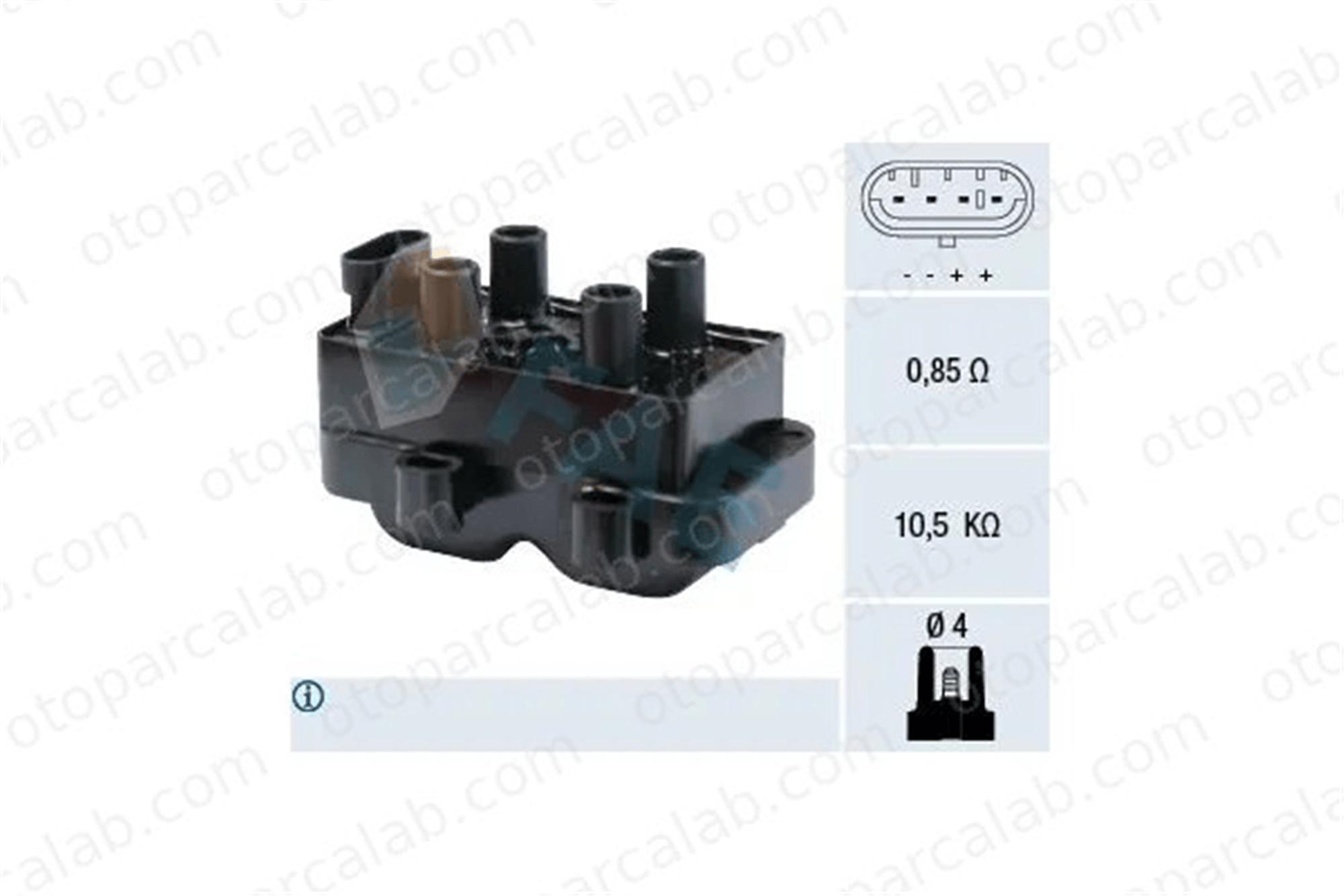 TWINS 16665 Ateşleme Bobini RENAULT CLIO II KANGOO Express 7700274008 224336134R
