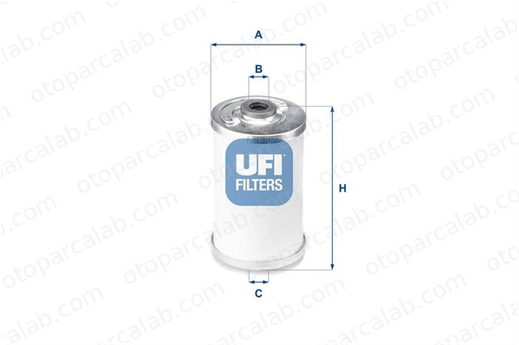 UFI 21.050.00 Yakıt Filtresi MERCEDES-BENZ /8 HECKFLOSSE 2105000 3032014R91
