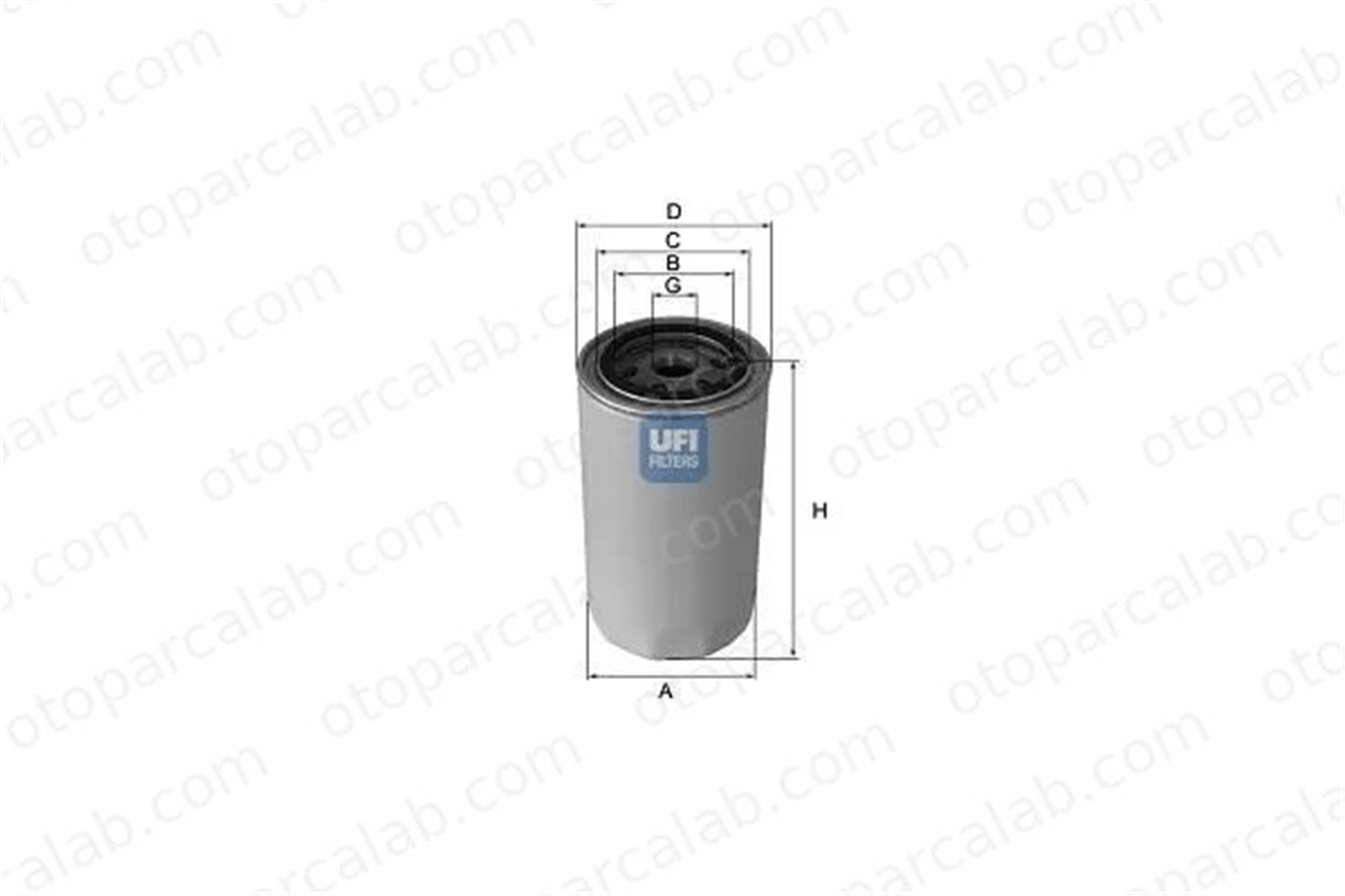 UFI 23.187.00 Yağ Filtresi OPEL KADETT E Combo KADETT E 2318700 5010913