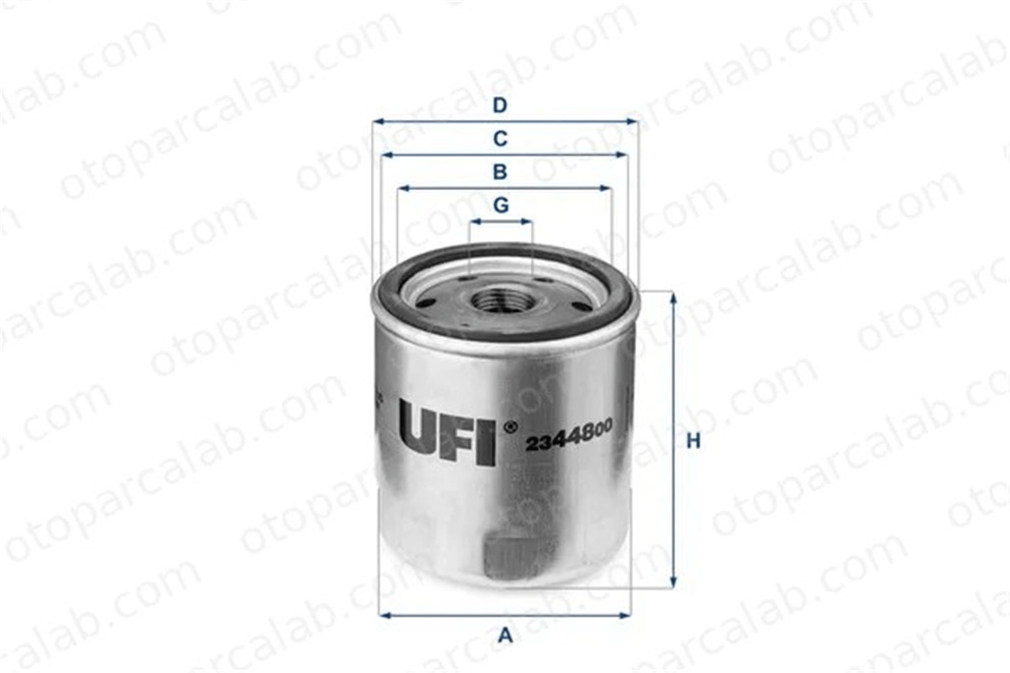 UFI 23.448.00 Yağ Filtresi FIAT UNO RITMO 4212109 7689285