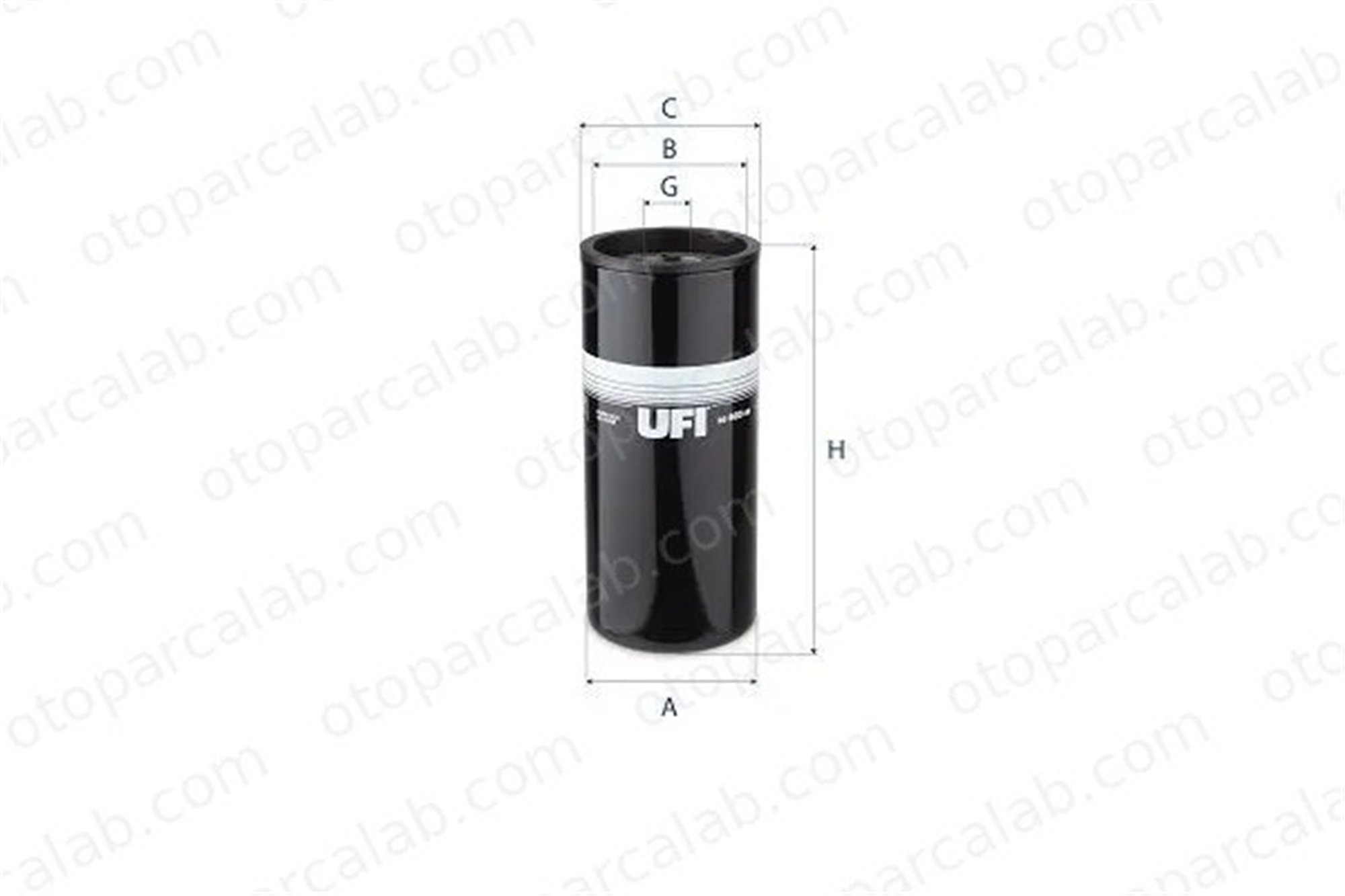 UFI 23.503.00 Yağ Filtresi DAF XF II XD 2350300 72516560