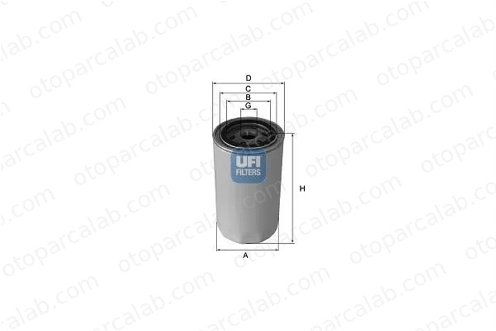 UFI 23.591.00 Yağ Filtresi VALTRA T SERIES MASSEY FERGUSON MF 3600 V836647133 6219784M1