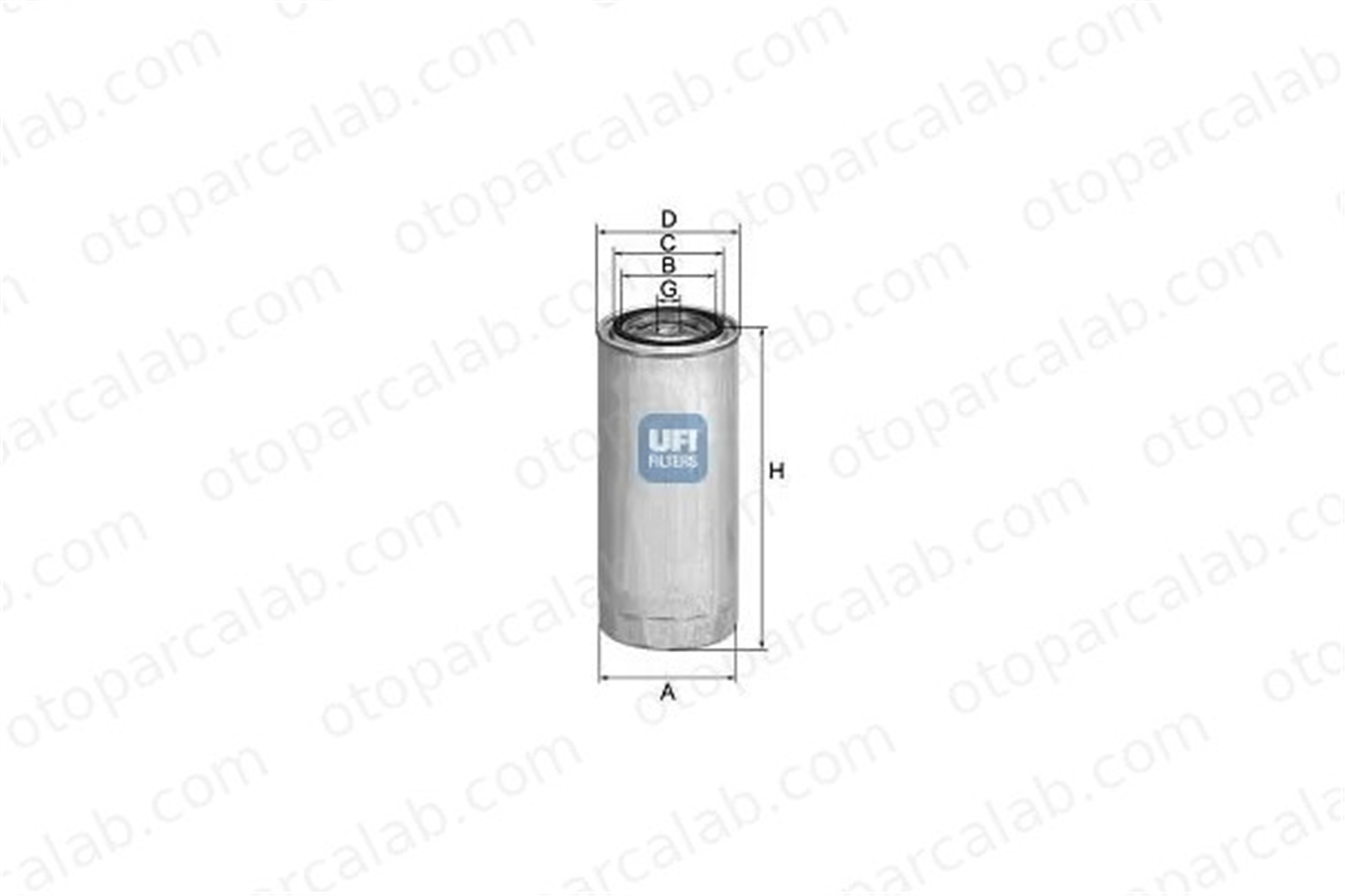 UFI 24.378.01 Yakıt Filtresi LDV MAXUS Minibüs/Otobüs MAXUS Panelvan/Van 2437801 51125030045
