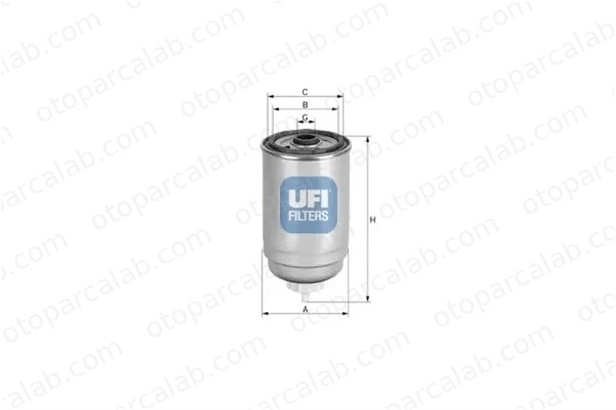 UFI 24.397.00 Yakıt Filtresi BMW 5 5 Touring 2439700 13322243653