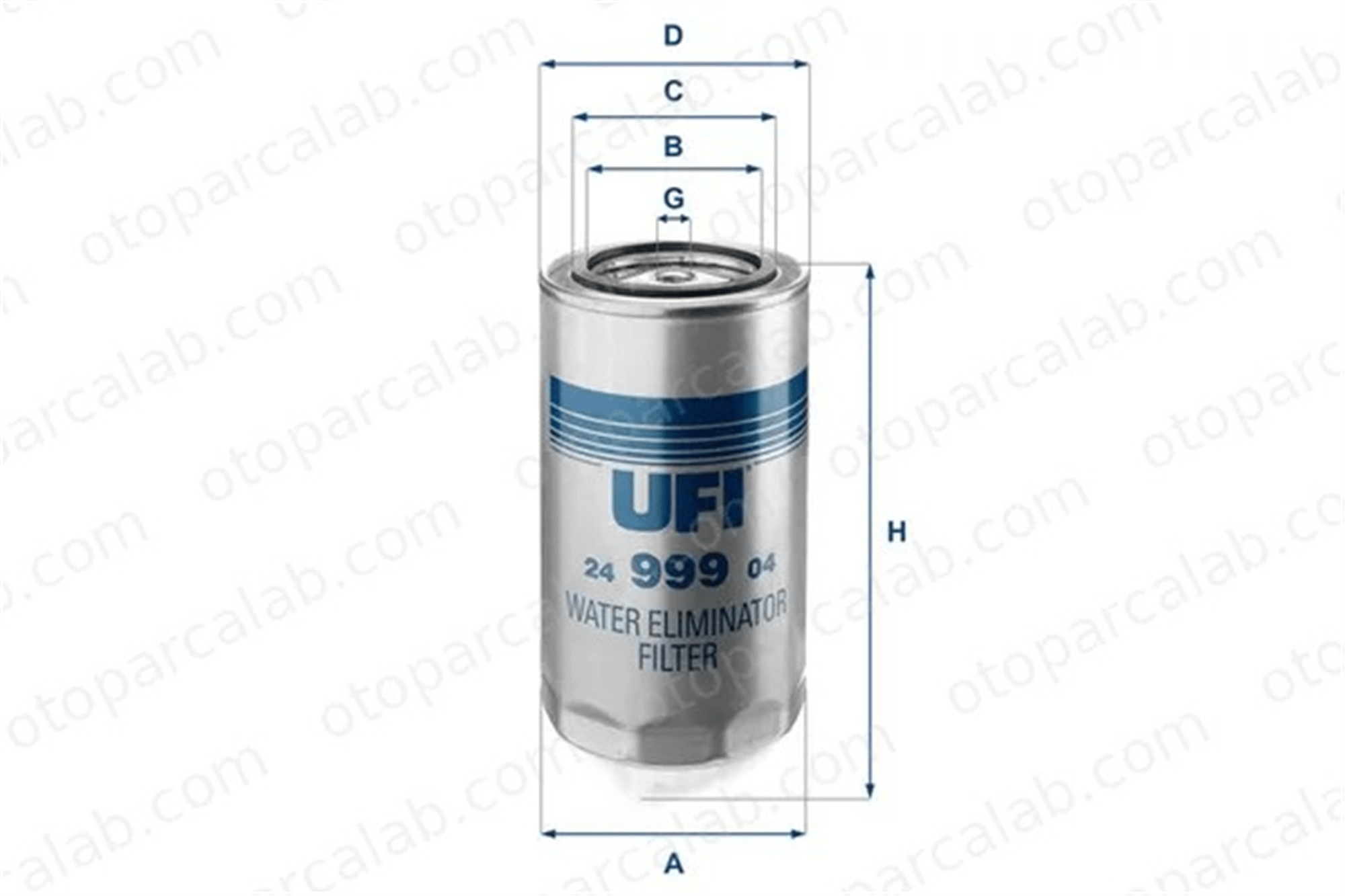 UFI 24.999.04 Yakıt Filtresi IVECO STRALIS II EUROCARGO V 2499904 1930992