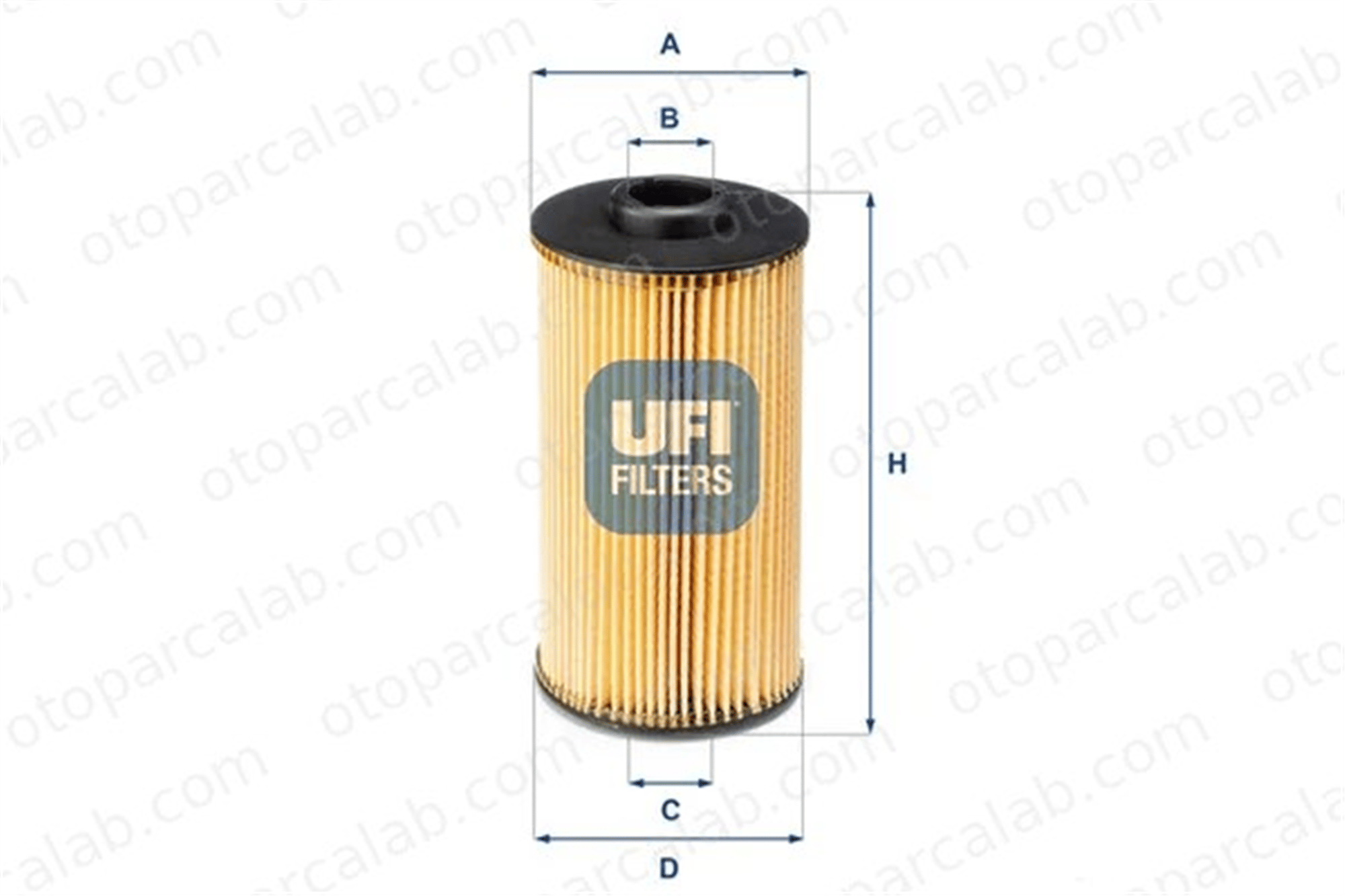 UFI 25.038.00 Yağ Filtresi BMW 7 ALPINA B10 2503800 11421745390