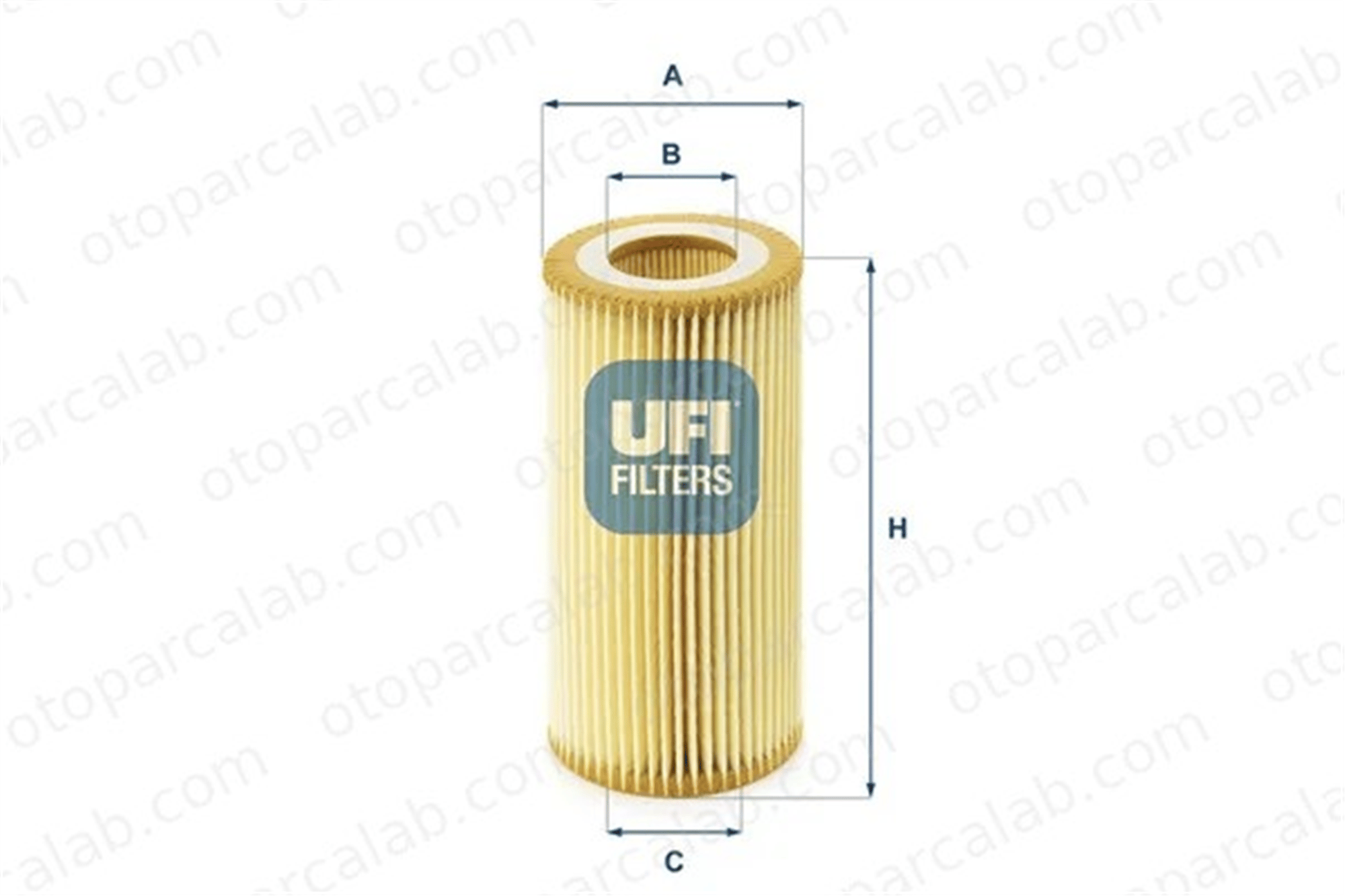 UFI 25.040.00 Yağ Filtresi AUDI A3 Sportback TT 2504000 2175001