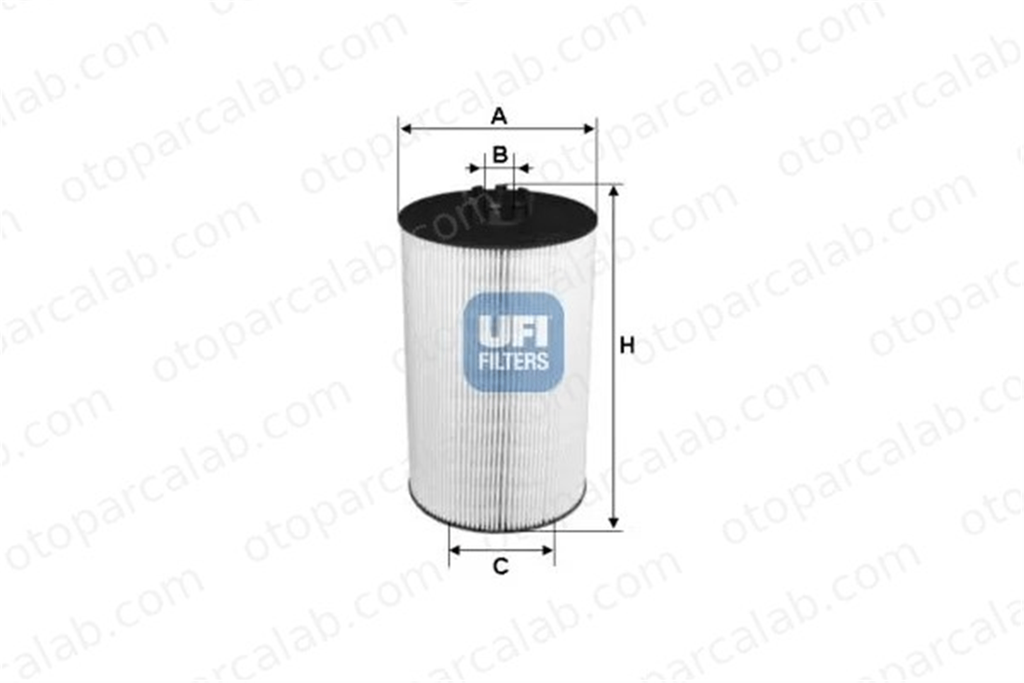 UFI 25.097.00 Yağ Filtresi VOLVO FL6 FL10 7420796782 7420998809
