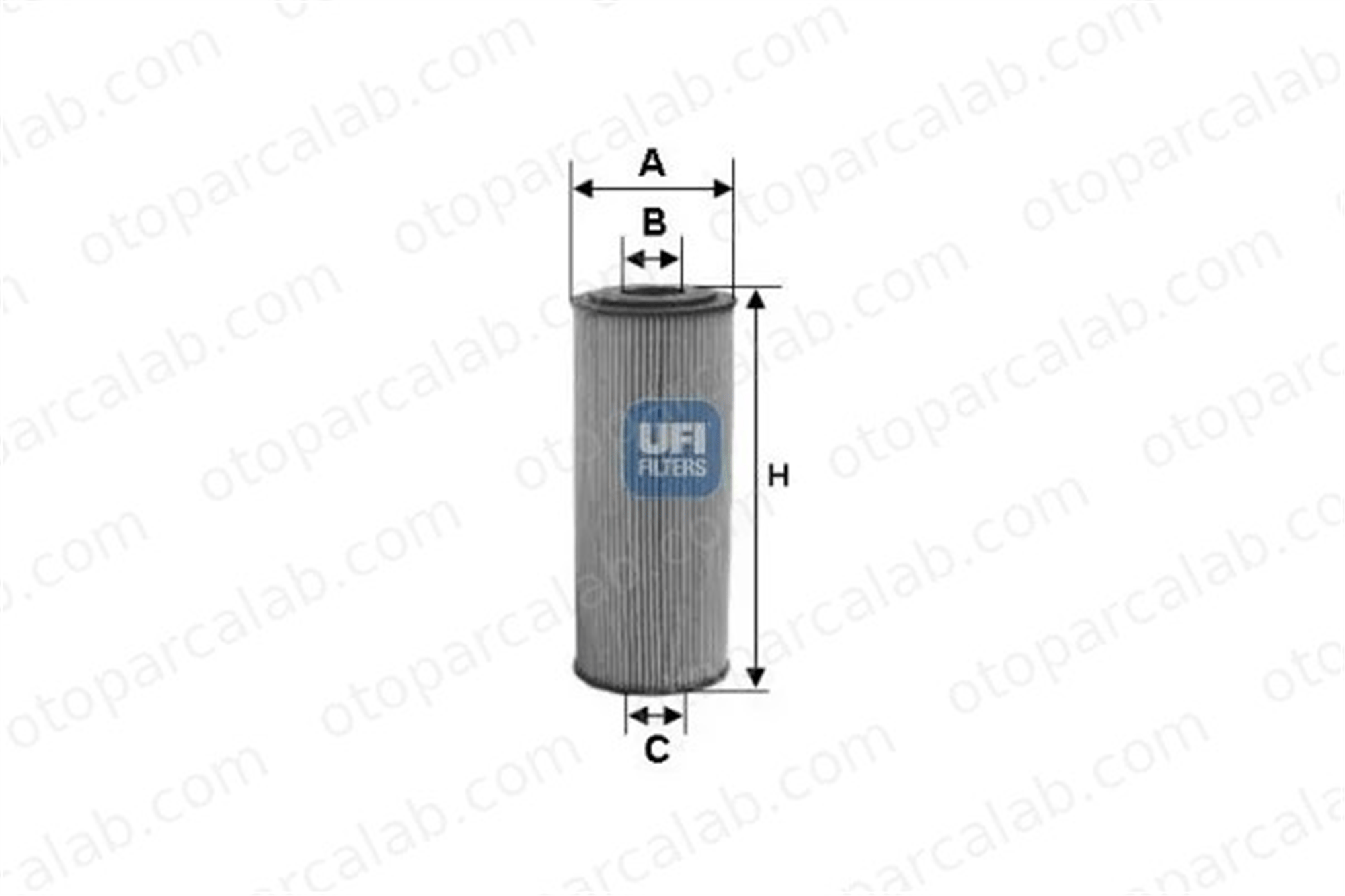 UFI 25.131.00 Yağ Filtresi MERCEDES-BENZ T2/LN1 Damperli araç T2/LN1 Panelvan/Van 2513100 3661800909