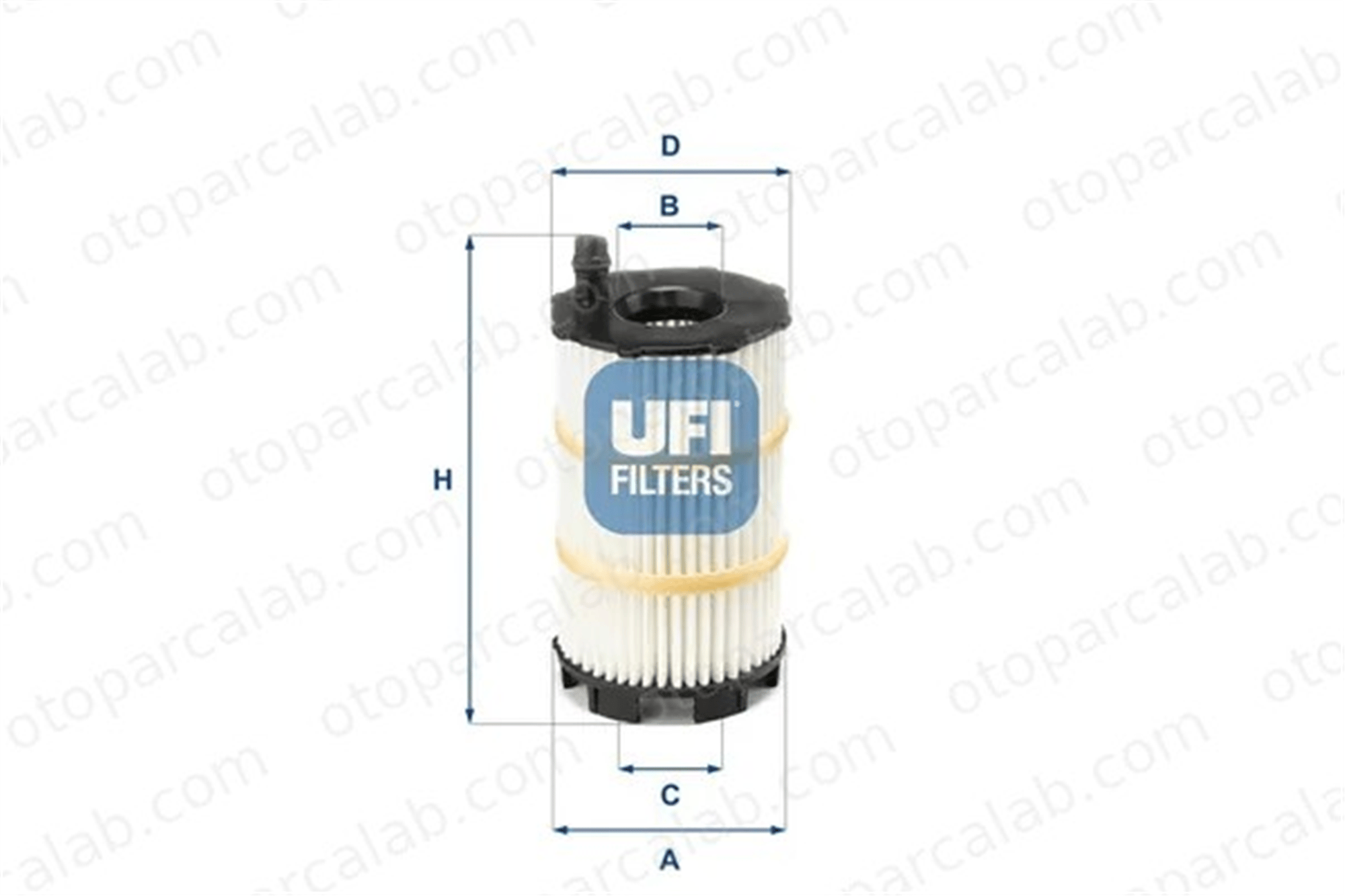 UFI 25.143.00 Yağ Filtresi AUDI R8 R8 Spyder 79198405B 079198405B