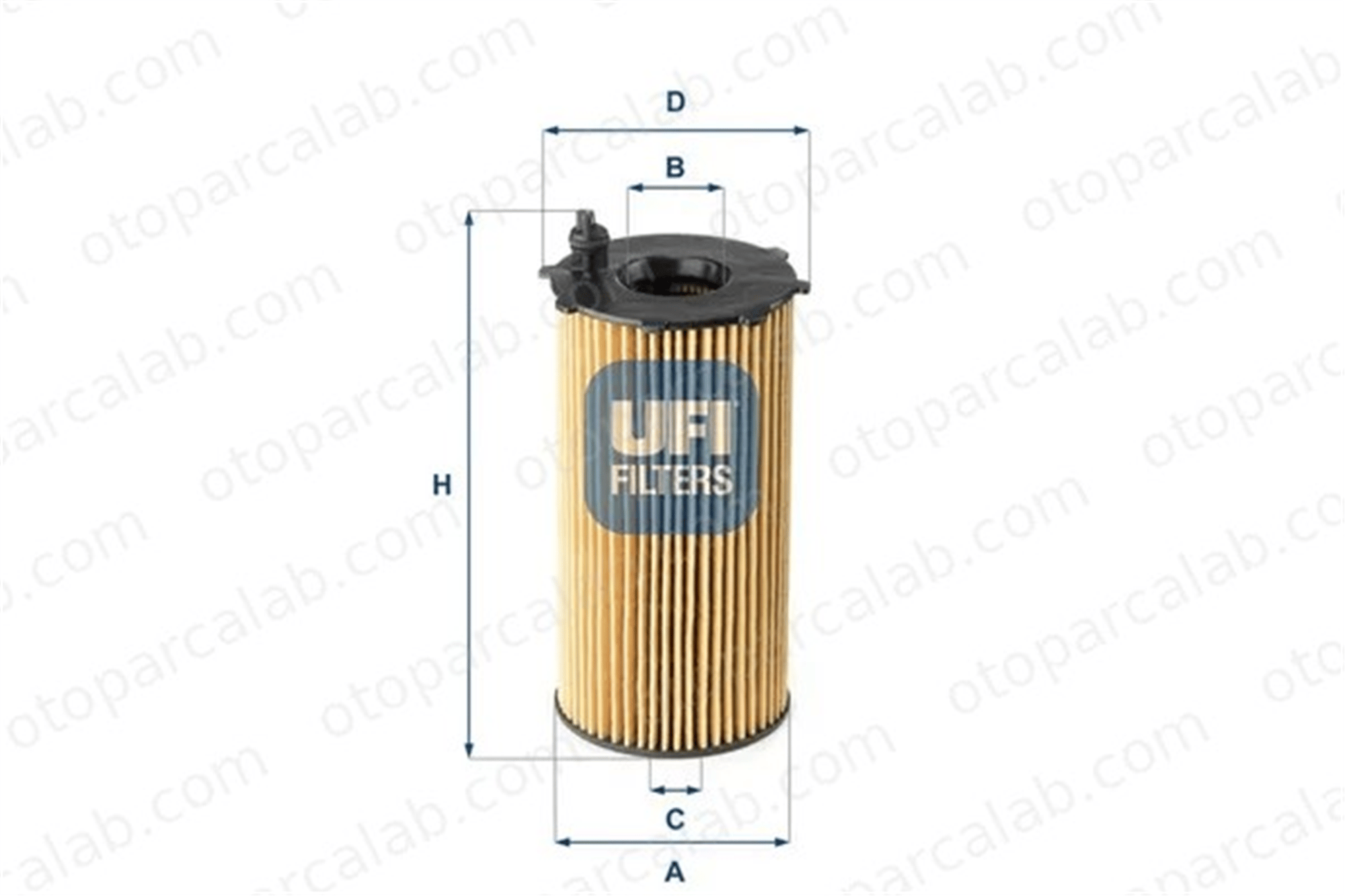 UFI 25.167.00 Yağ Filtresi DODGE NITRO JEEP WRANGLER III 68032204AA 68032204AB