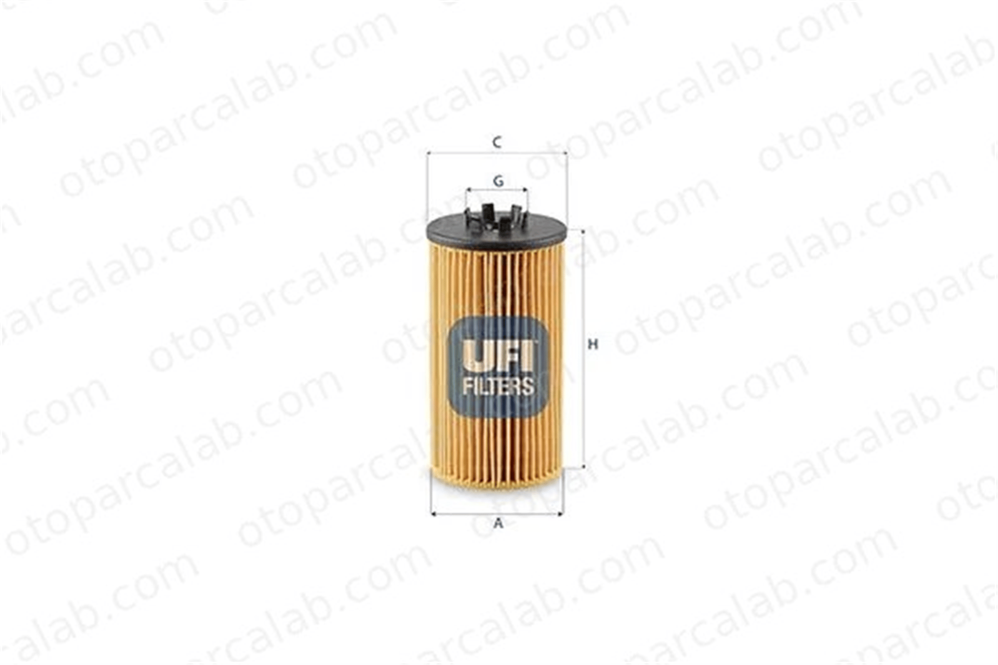 UFI 25.257.00 Yağ Filtresi AUDI A4 B6 A4 B6 Avant 79198405A 079198405A