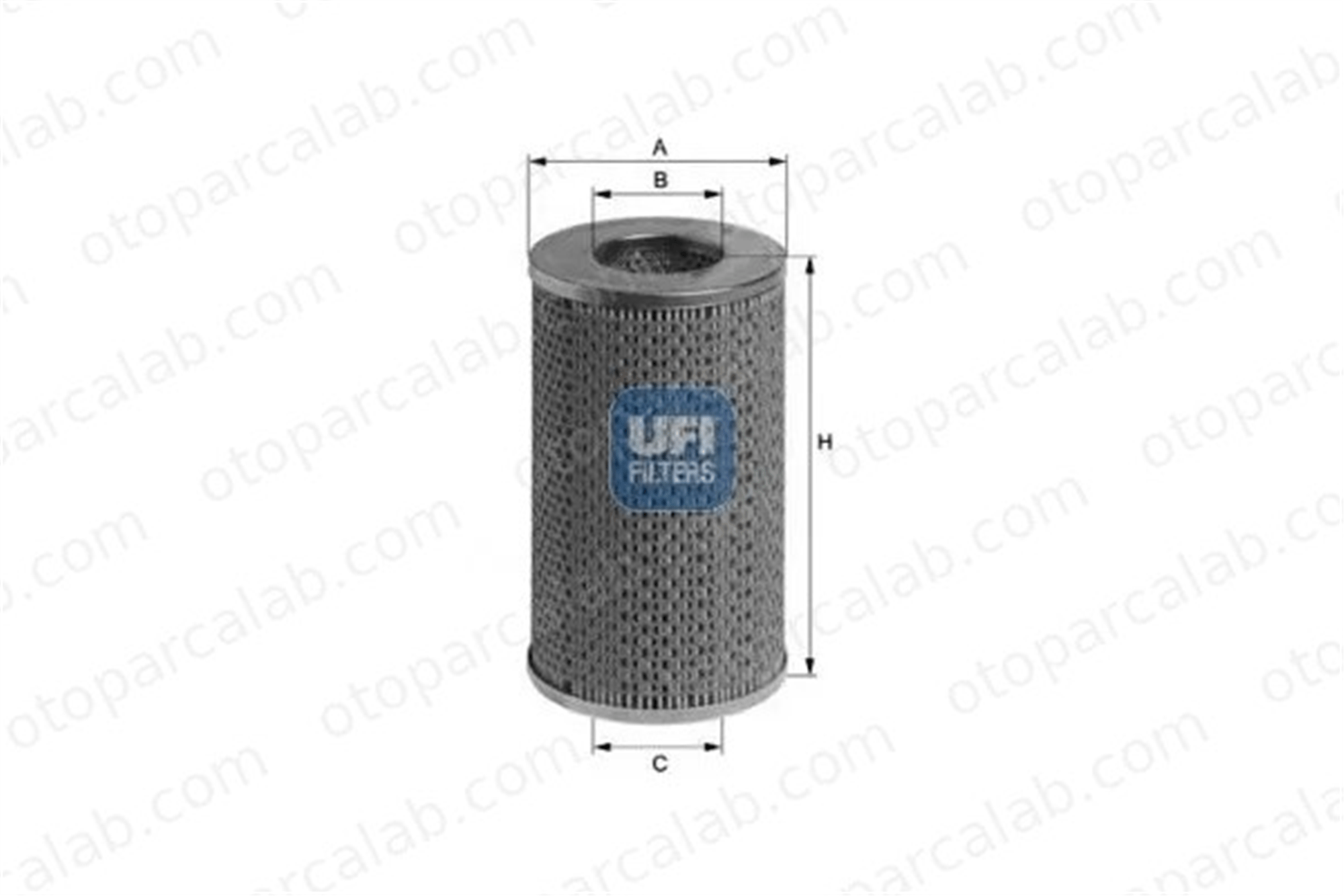 UFI 25.422.00 Yağ Filtresi MERCEDES-BENZ AROCS ACTROS MP4 / MP5 2542200 1334990