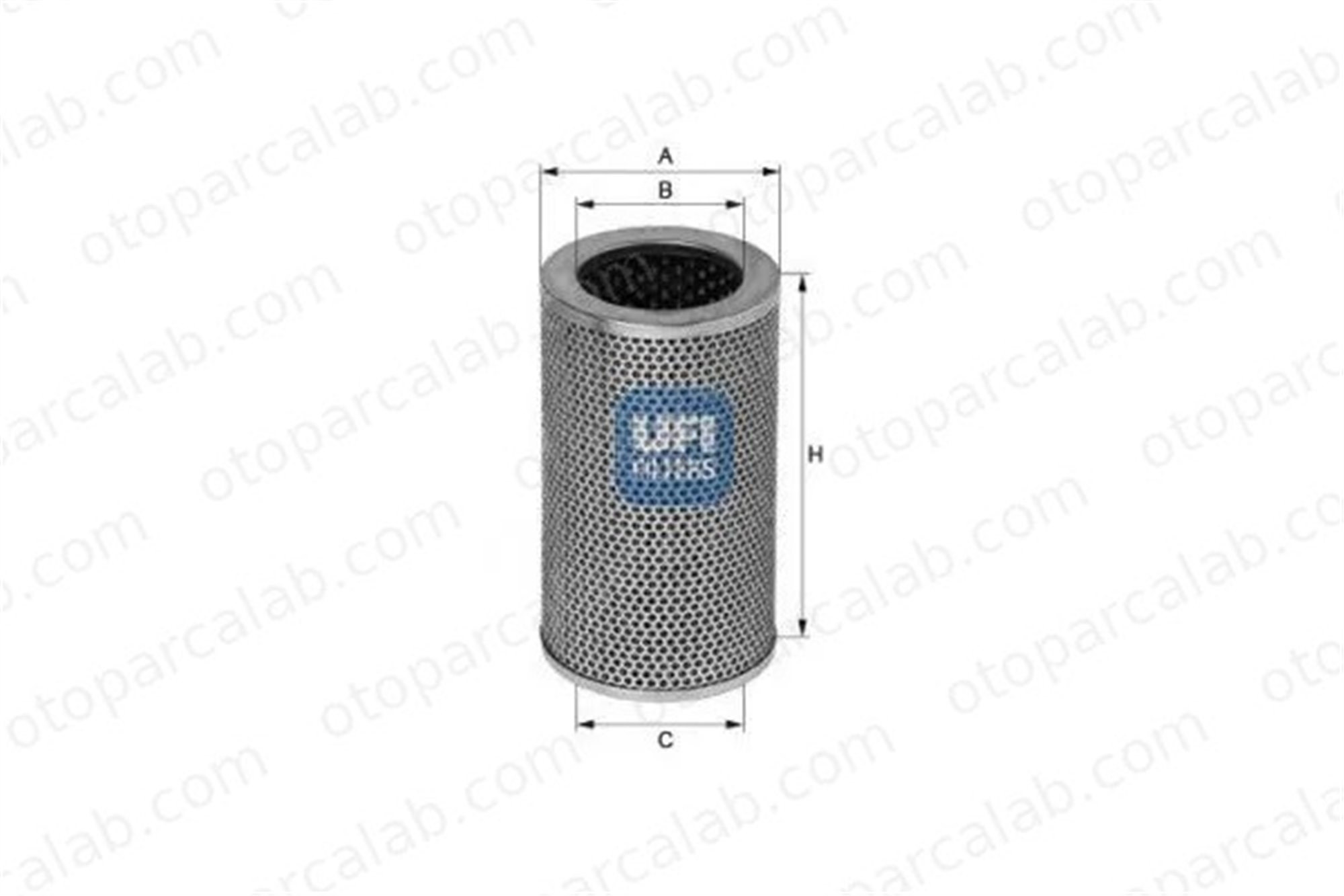 UFI 25.449.00 Yağ Filtresi MERCEDES-BENZ 123 Sedan T1 Platform şasi 2544900 5985421000