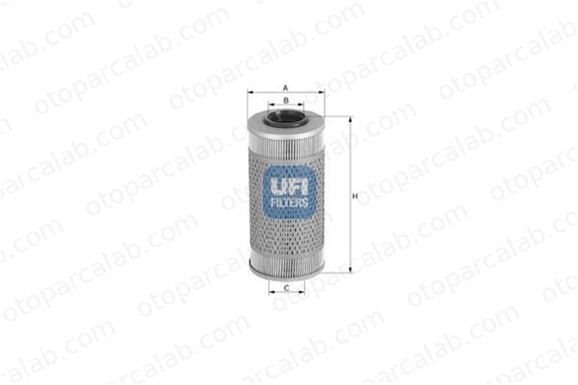 UFI 25.594.00 Yağ Filtresi PEUGEOT ELYSEO ELYSTAR 2559400 256450