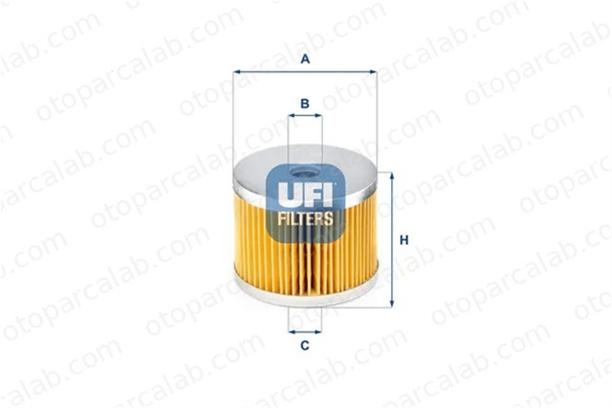 UFI 26.652.00 Yakıt Filtresi RENAULT TRUCKS MESSENGER Panelvan/Van TALBOT TAGORA 2665200 2015137341