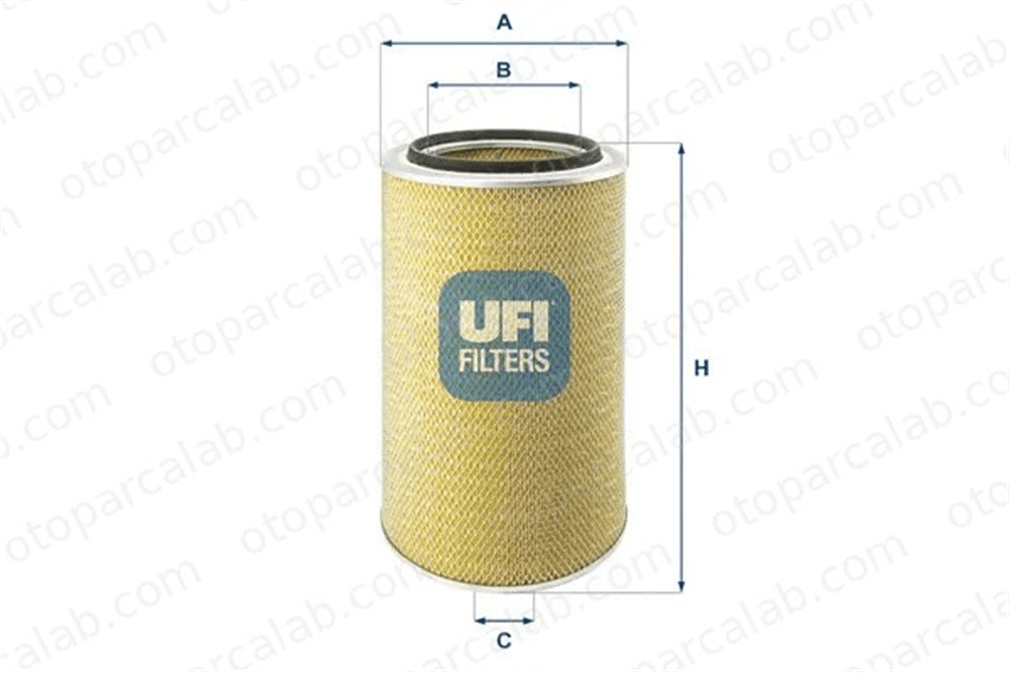 UFI 27.007.00 Hava Filtresi MERCEDES-BENZ AROCS ACTROS MP4 / MP5 29000206 709050