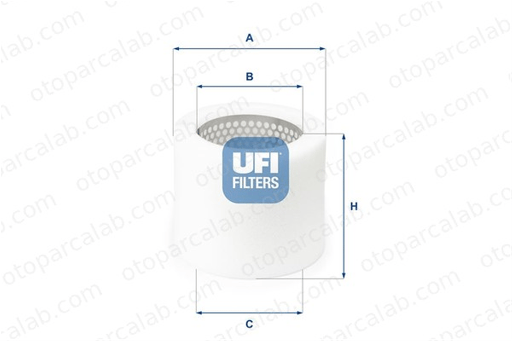 UFI 27.061.00 Hava Filtresi PEUGEOT 305 II CITROËN BX 1444SV 9401445898