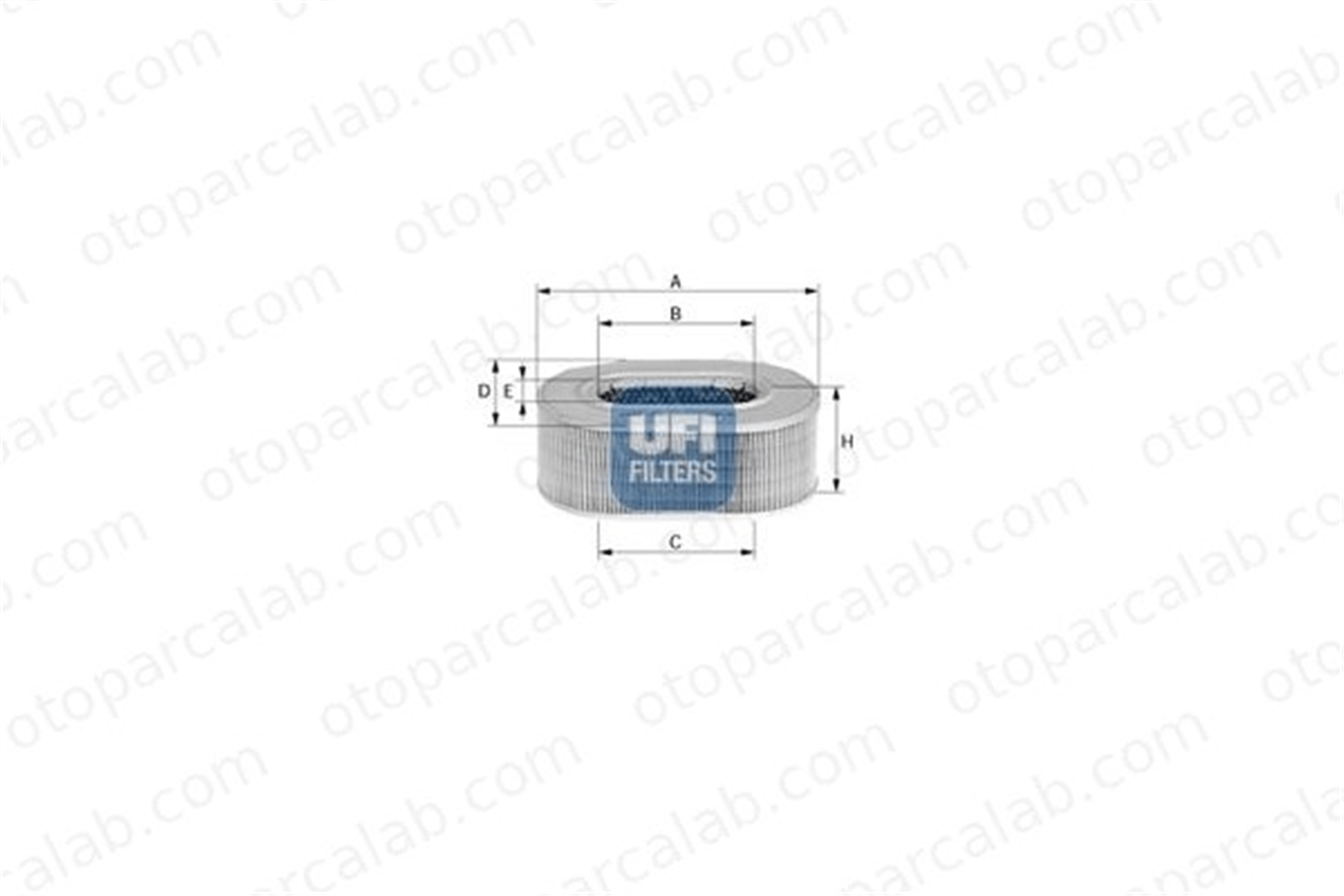 UFI 27.079.00 Hava Filtresi FORD GRANADA II GRANADA Turnier 83EF9601AA 1444J6