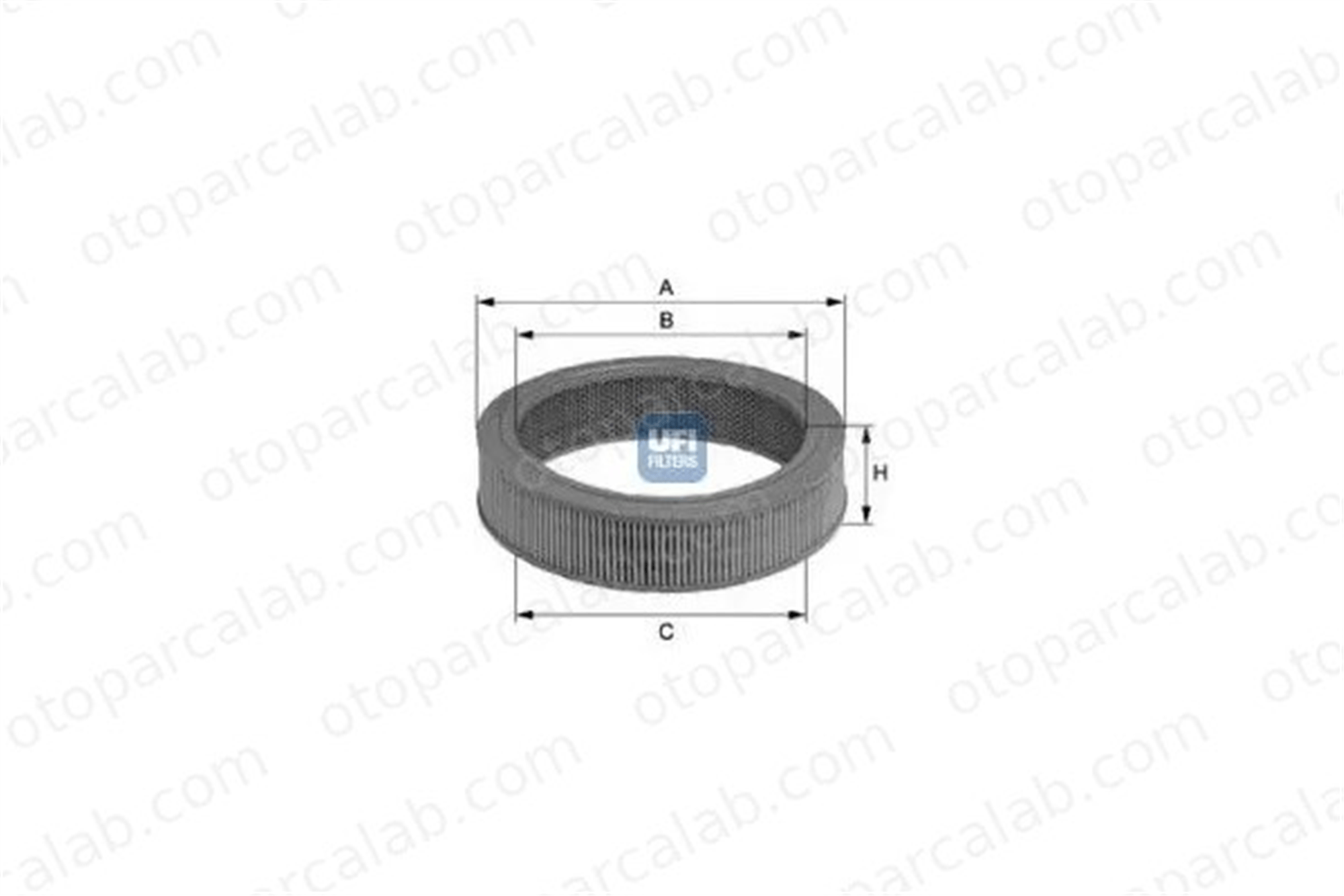 UFI 27.133.00 Hava Filtresi VW TARO DAIHATSU ROCKY Soft Top 1780131040 1780133010