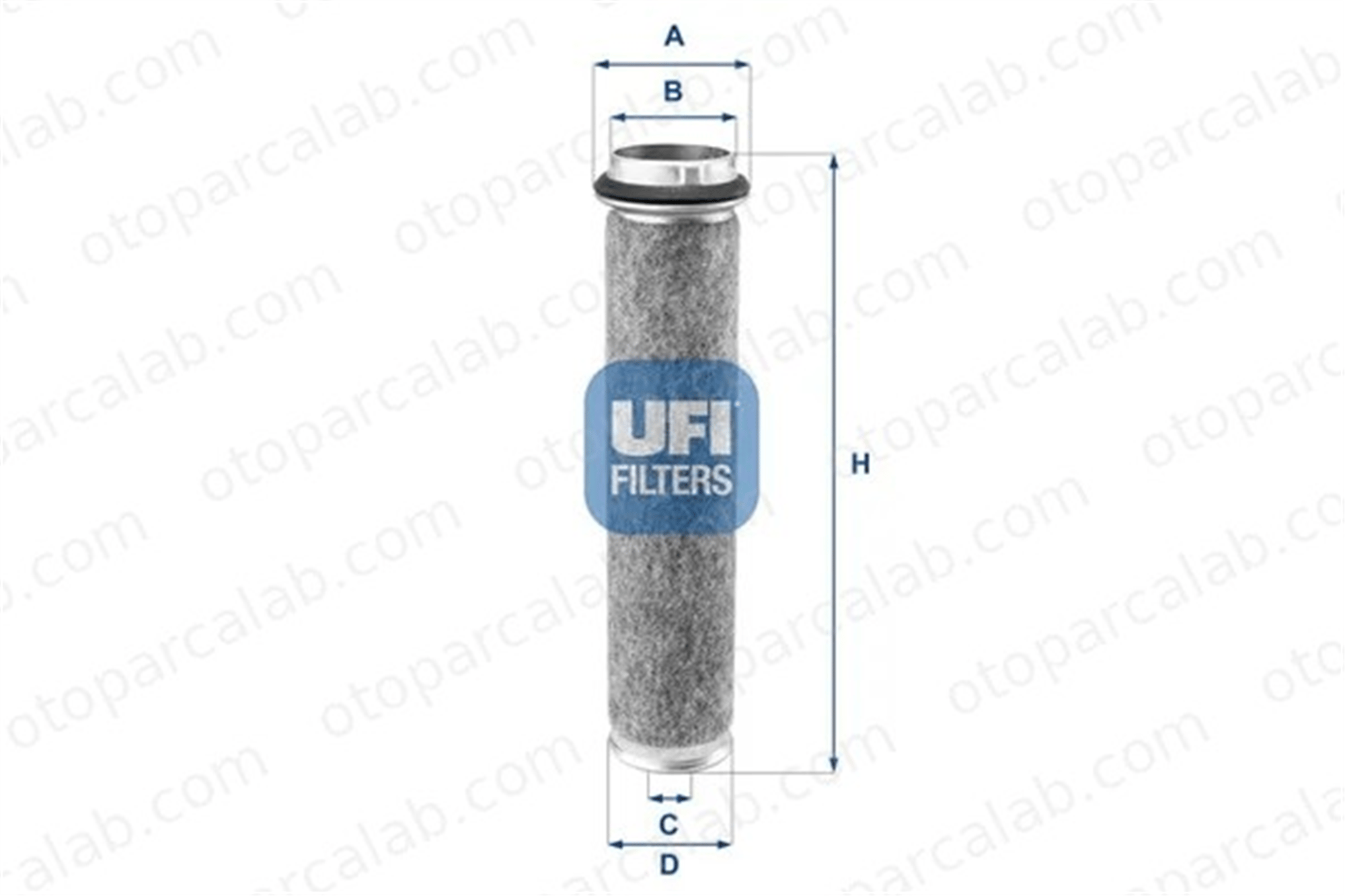 UFI 27.165.00 Hava Filtresi MERCEDES-BENZ AROCS ACTROS MP4 / MP5 16195441 3147878R1
