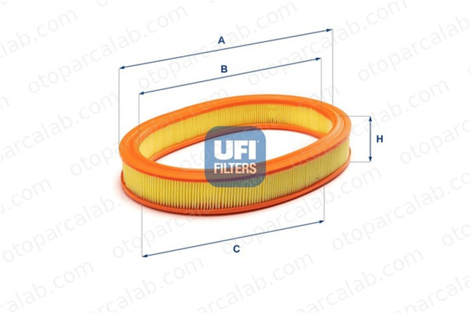 UFI 27.177.00 Hava Filtresi FORD FIESTA III ESCORT IV 6162292 6497632