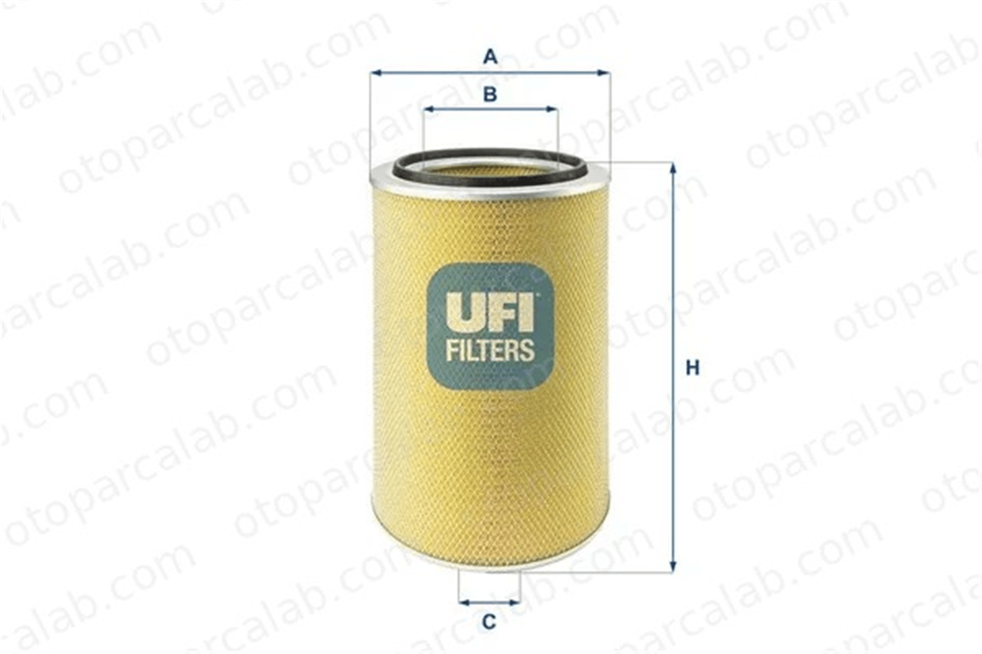 UFI 27.213.00 Hava Filtresi MERCEDES-BENZ AROCS ACTROS MP4 / MP5 8319143188 83191431880