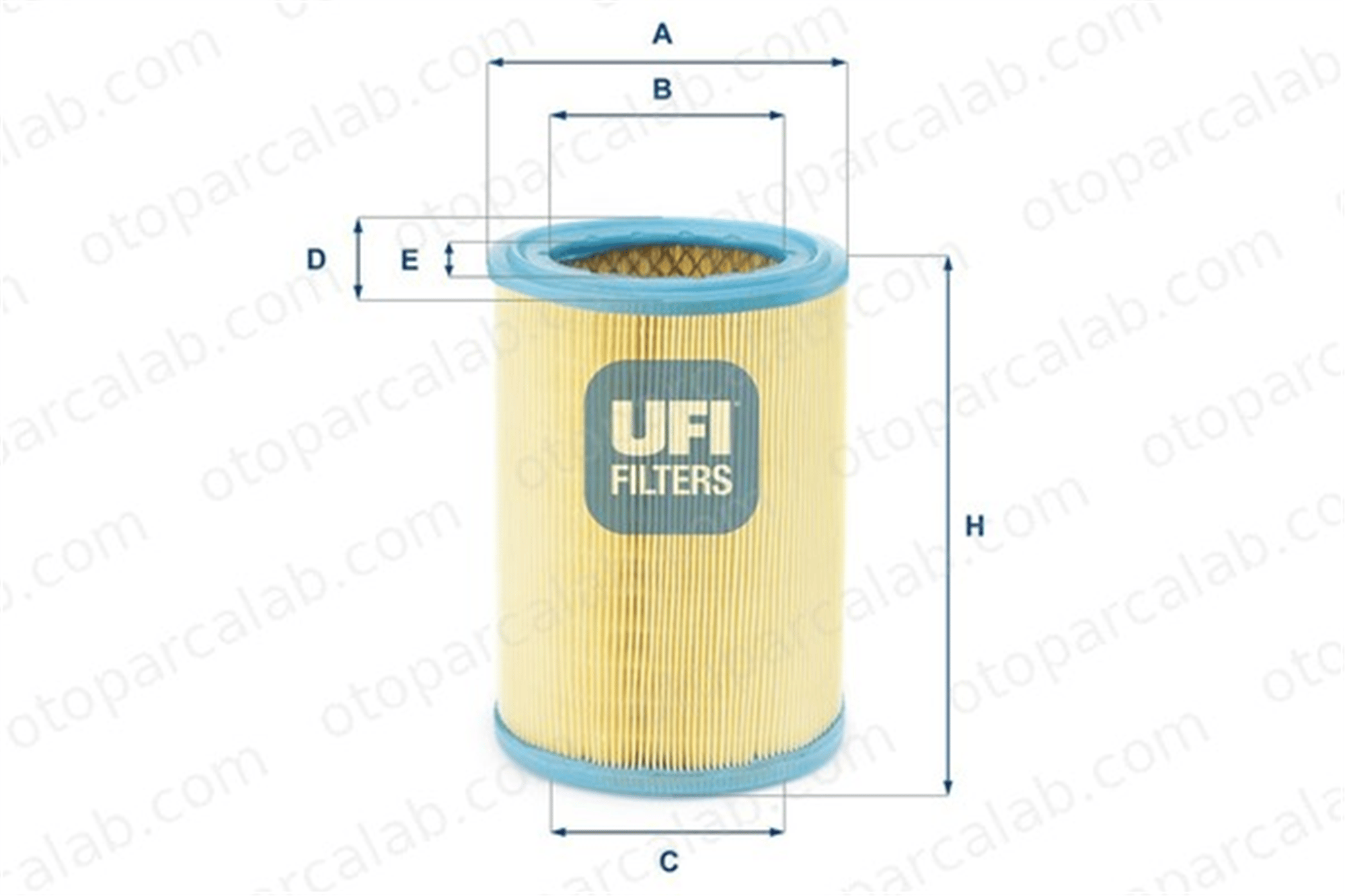 UFI 27.252.00 Hava Filtresi CITROËN SAXO SAXO Hatchback van 1444A5 1444VA