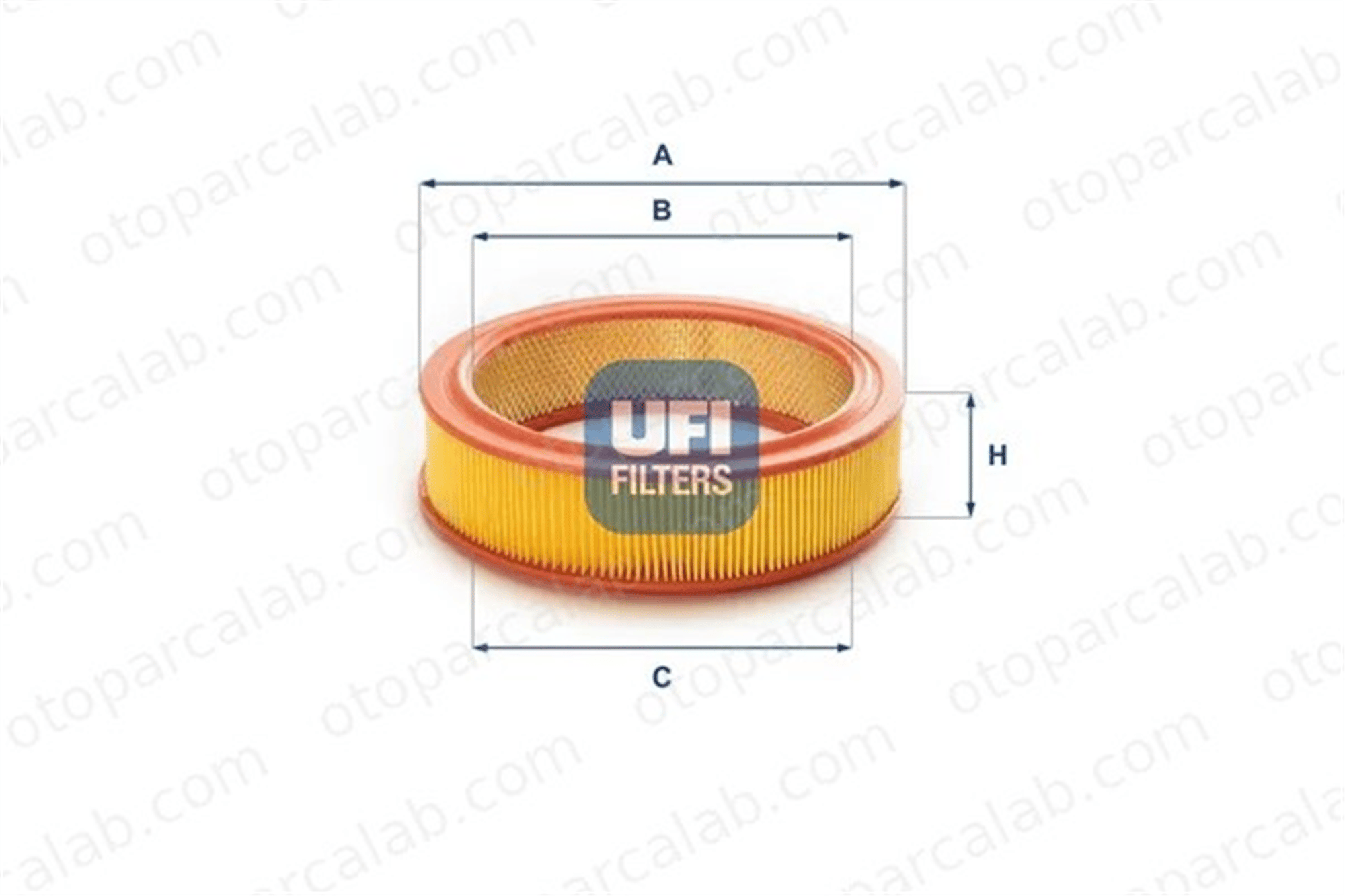UFI 27.719.00 Hava Filtresi FIAT 131 132 4119668 4146050