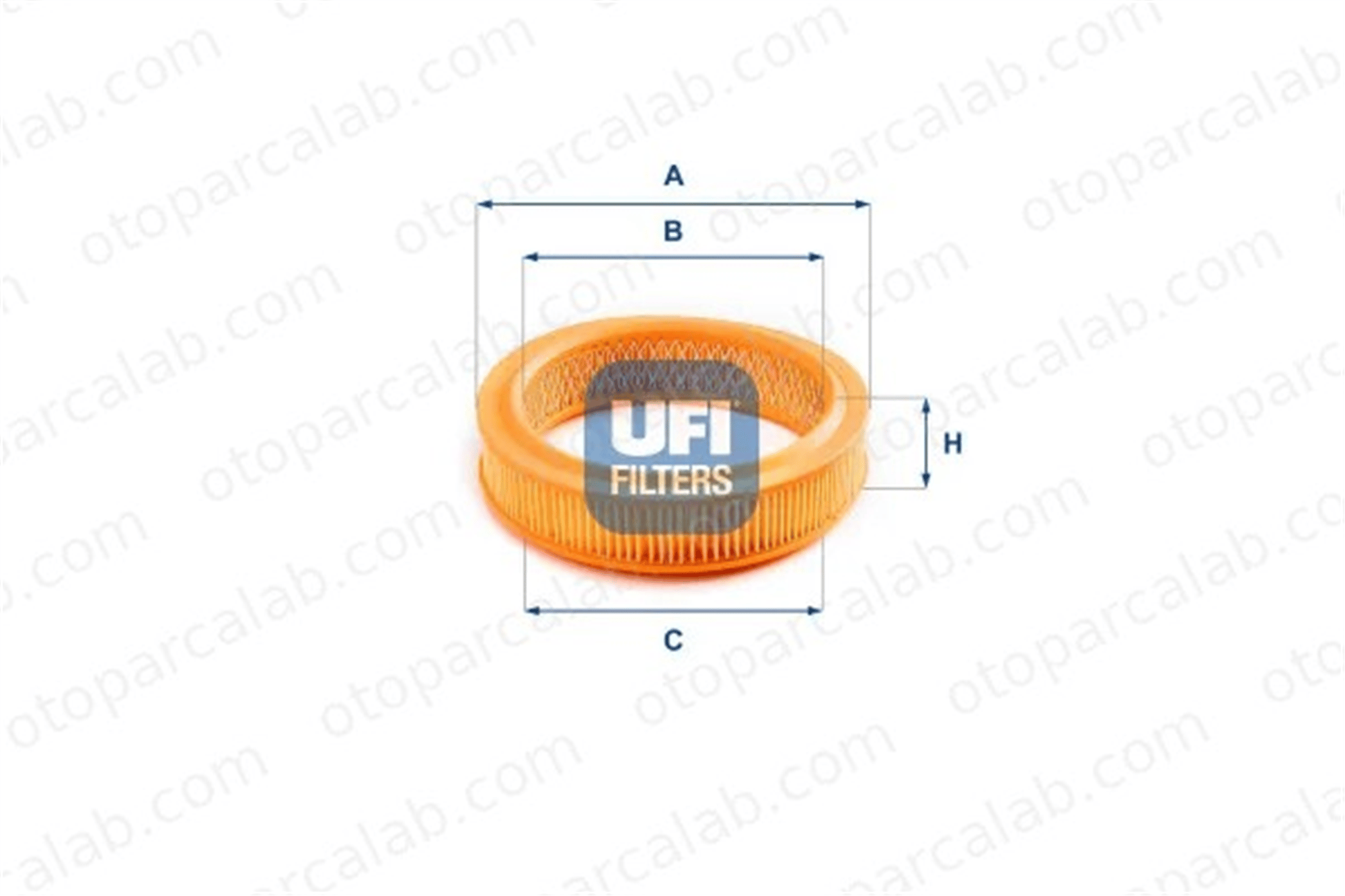 UFI 27.728.00 Hava Filtresi FIAT FIORINO 127 1011983 4180816
