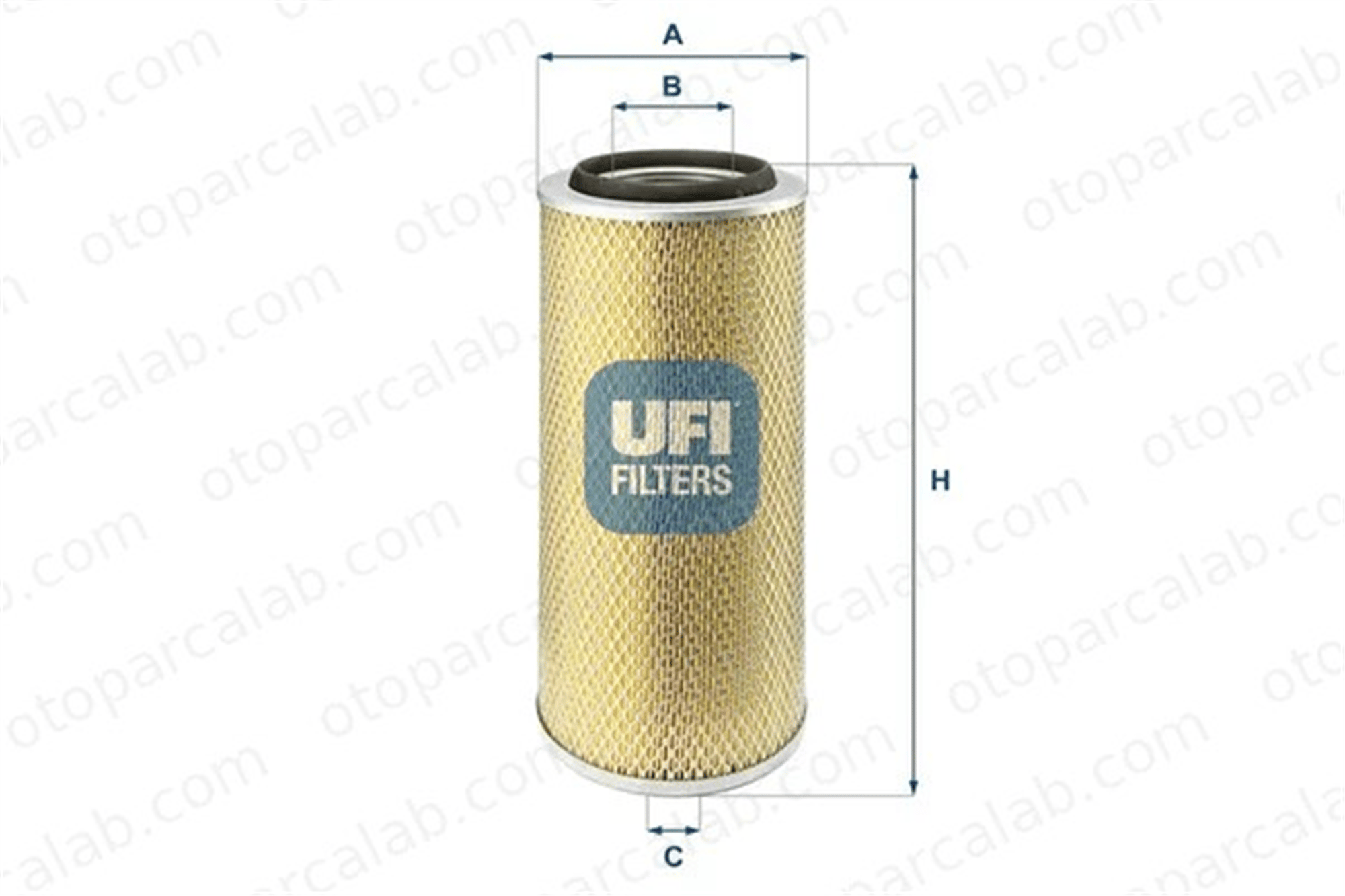 UFI 27.804.00 Hava Filtresi DEUTZ-FAHR AGROTRON DX 16192797 1619279700